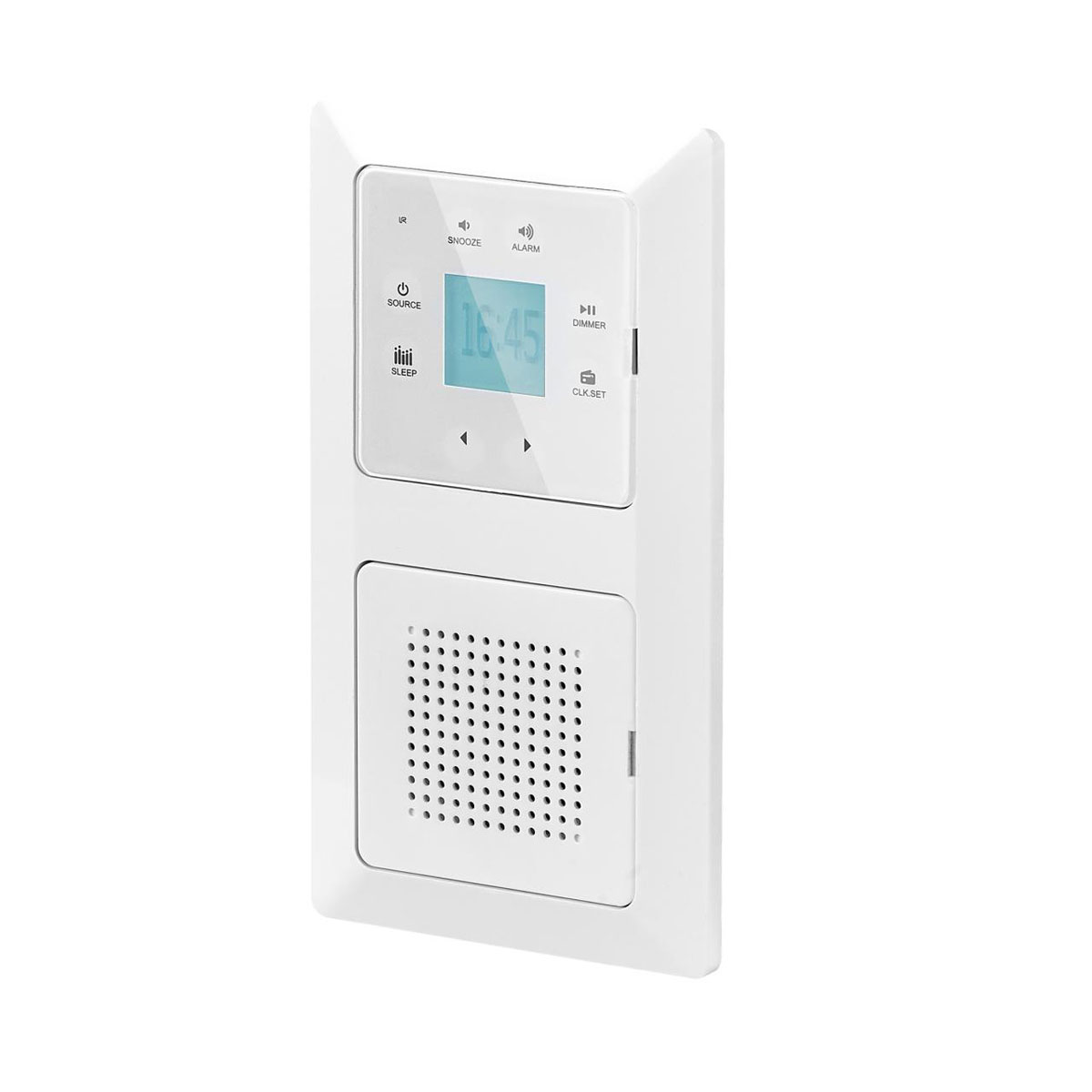 Unitec Unterputz-Radio mit Touchfunktion und Bluetooth weiß | 101681