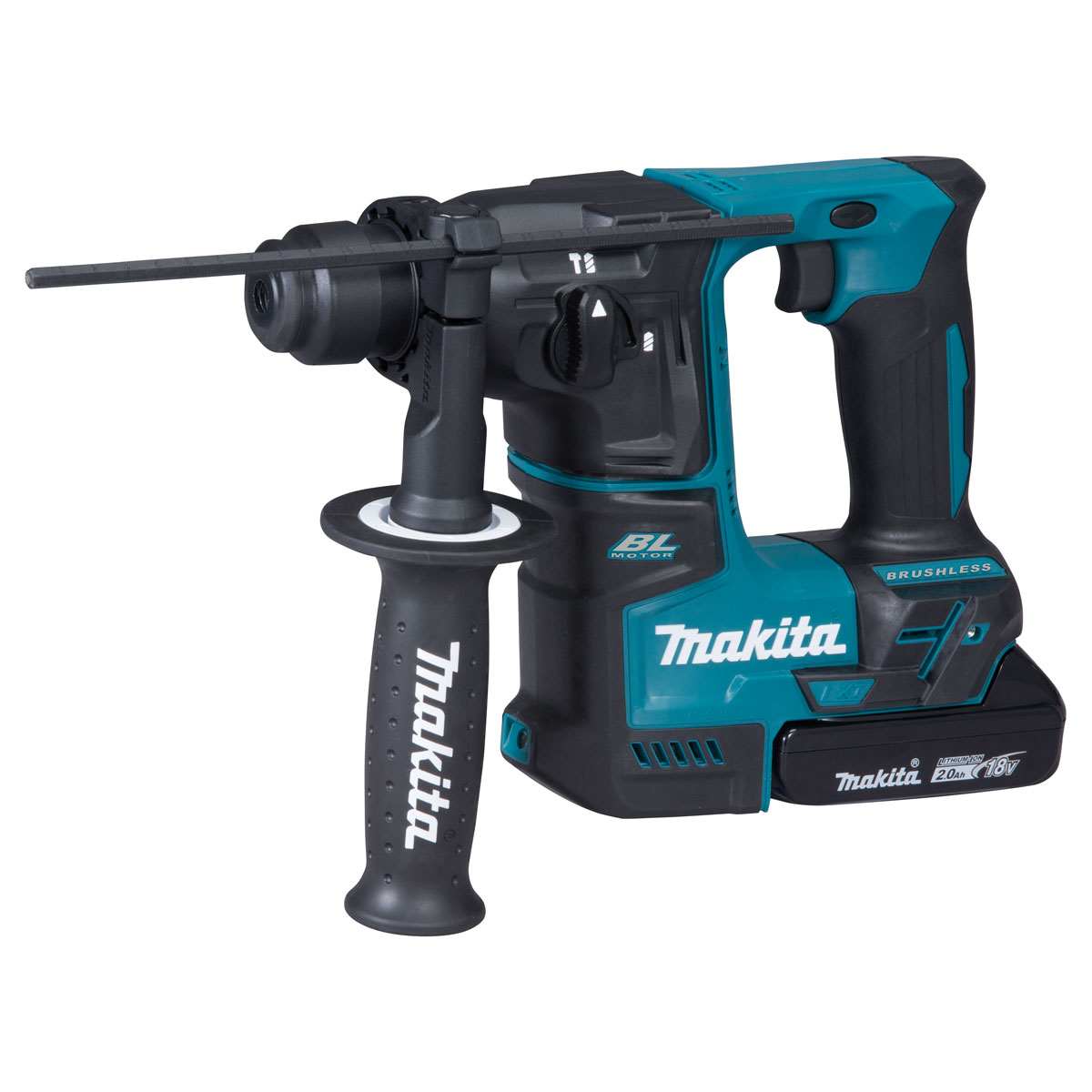 Makita Akku-Bohrhammer-Set DHR171RAJ mit Akku | 2x Akku, 1x Ladegerät im Makpac | 110198