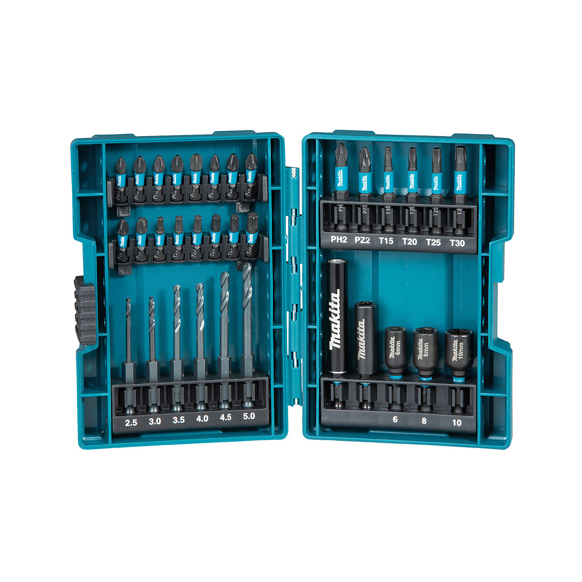 Makita Bit-Set Impact Black mit Bohrern 33-teilig | 110240