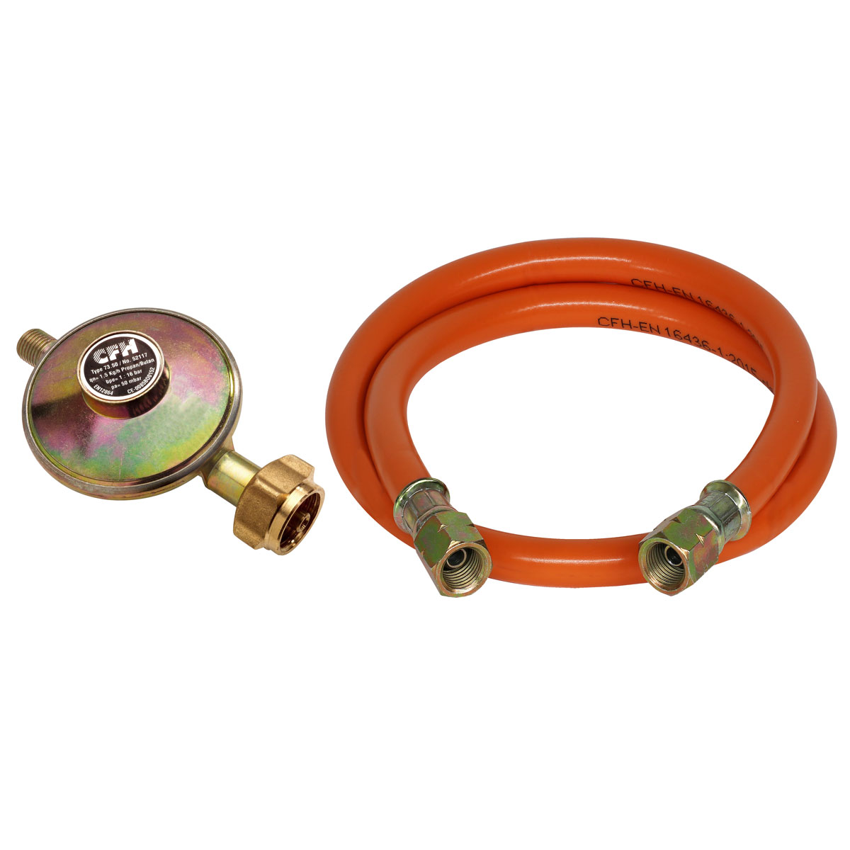 CFH Druckregler-Set 50 mbar 2-teilig | 110329
