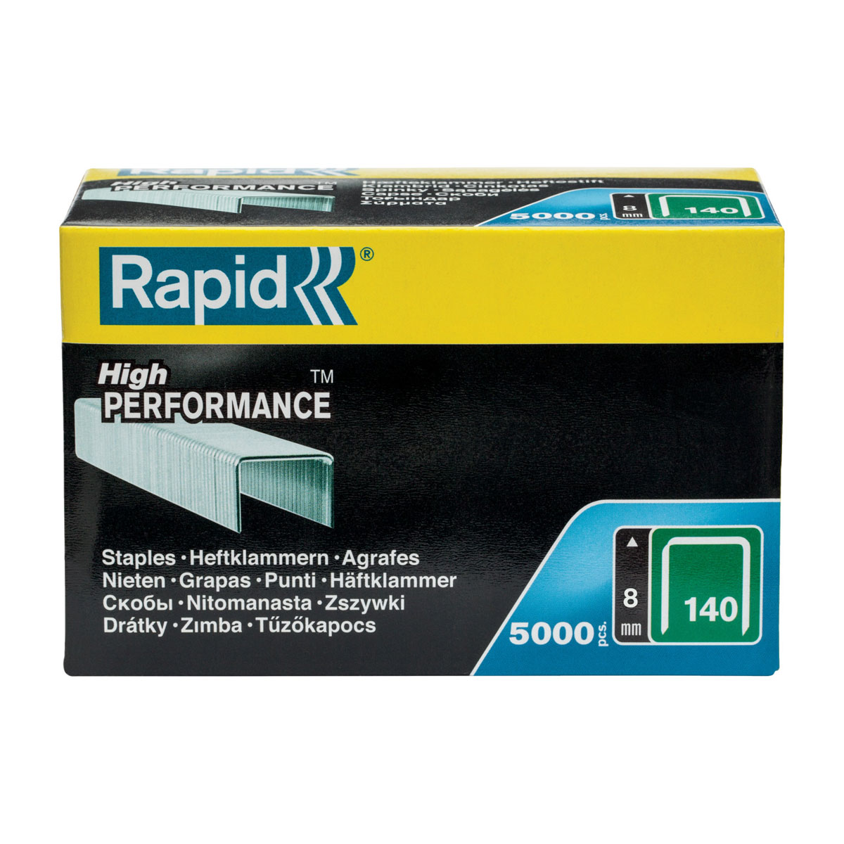 Rapid Tackerklammern Typ 140 8 mm 5000 Stück | Stahl | 8 mm | 5000 | 110450