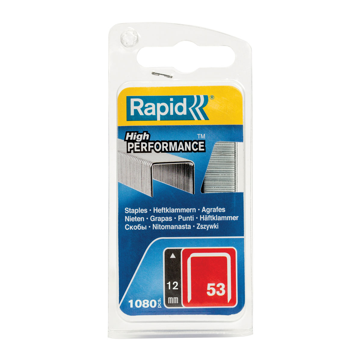 Rapid Tackerklammern Typ 53 12 mm 1080 Stück | 12 mm | 1080 | 110484