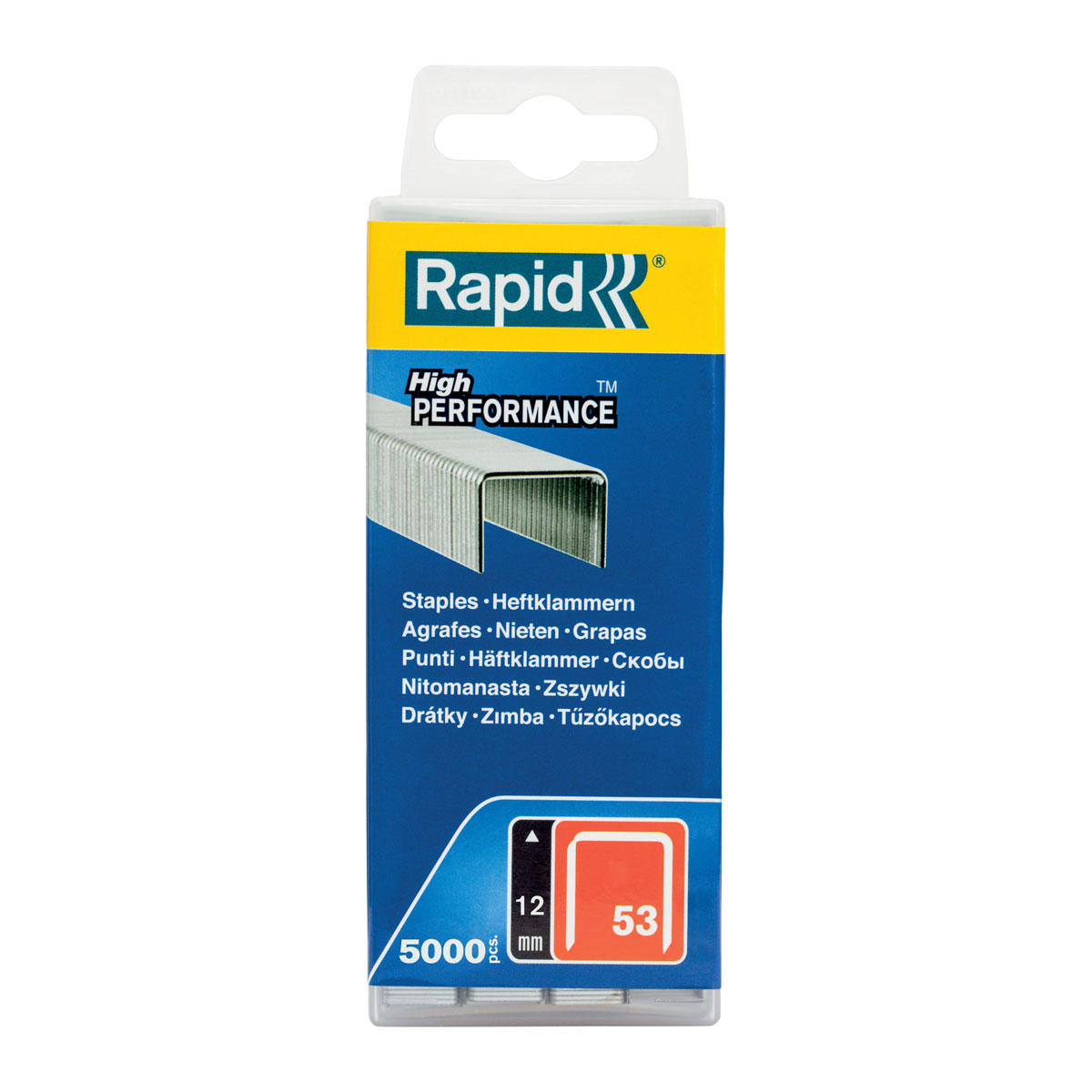 Rapid Tackerklammern Typ 53 12 mm 5000 Stück | 12 mm | 5000 | 110485