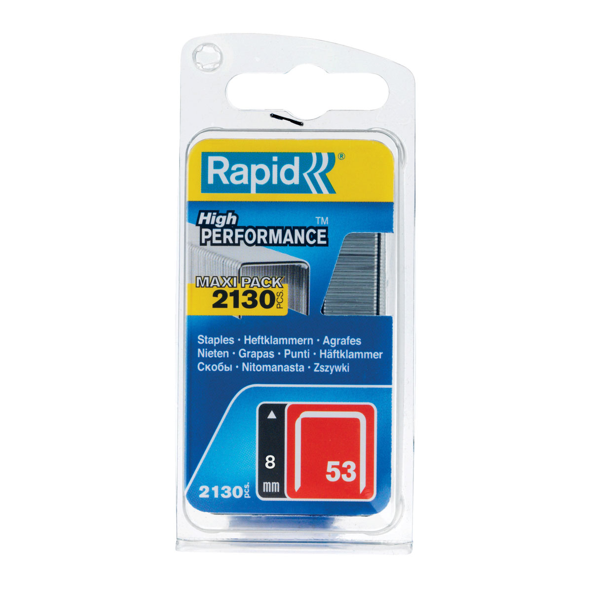 Rapid Tackerklammern Typ 53 8 mm 2130 Stück | 8 mm | 2130 | 110493