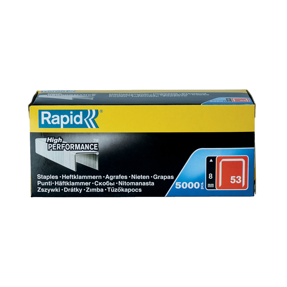 Rapid Tackerklammern Typ 53 8 mm 5000 Stück | 8 mm | 5000 | 110495