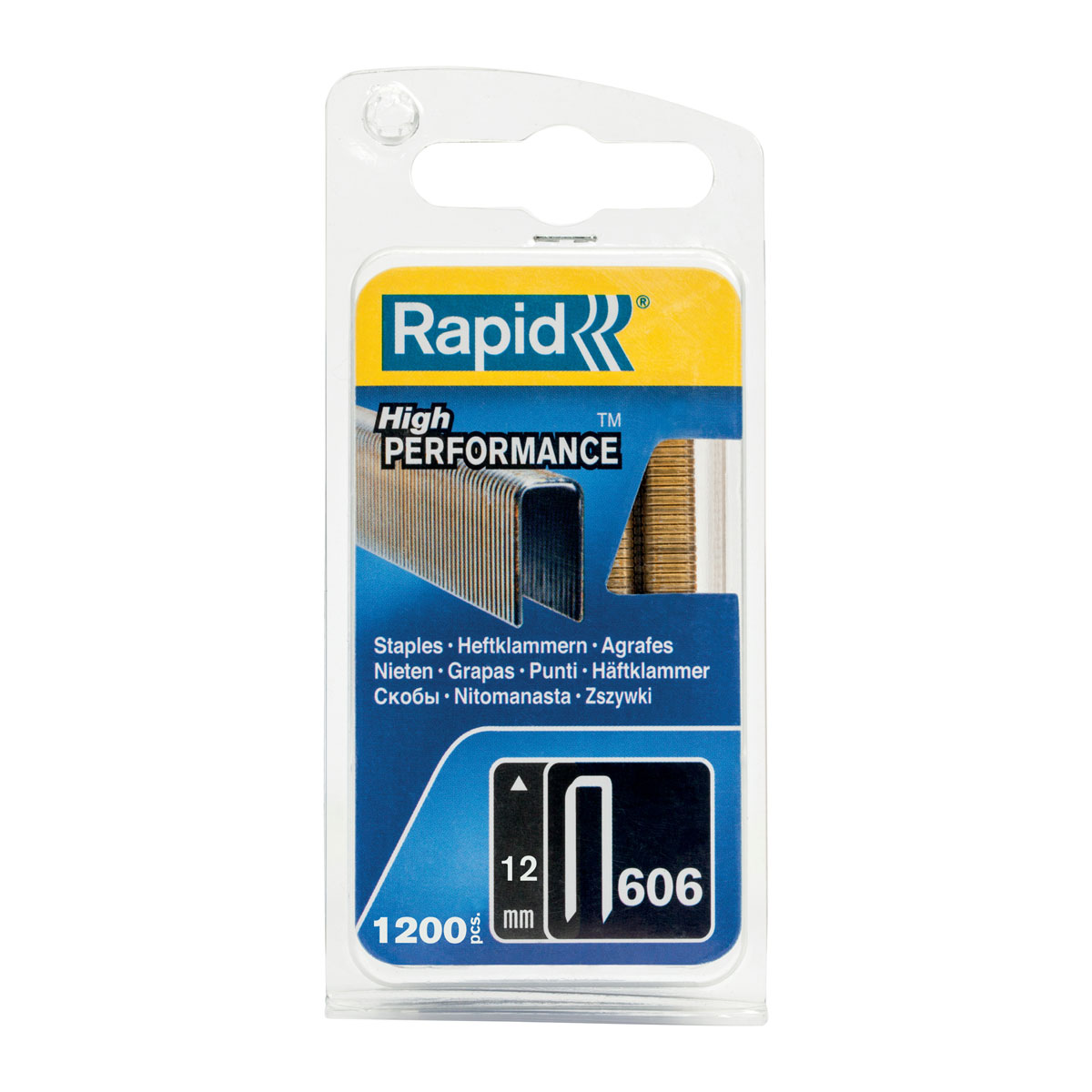 Rapid Tackerklammern Typ 606 12 mm 1200 Stück | 12 mm | 1200 | 110505