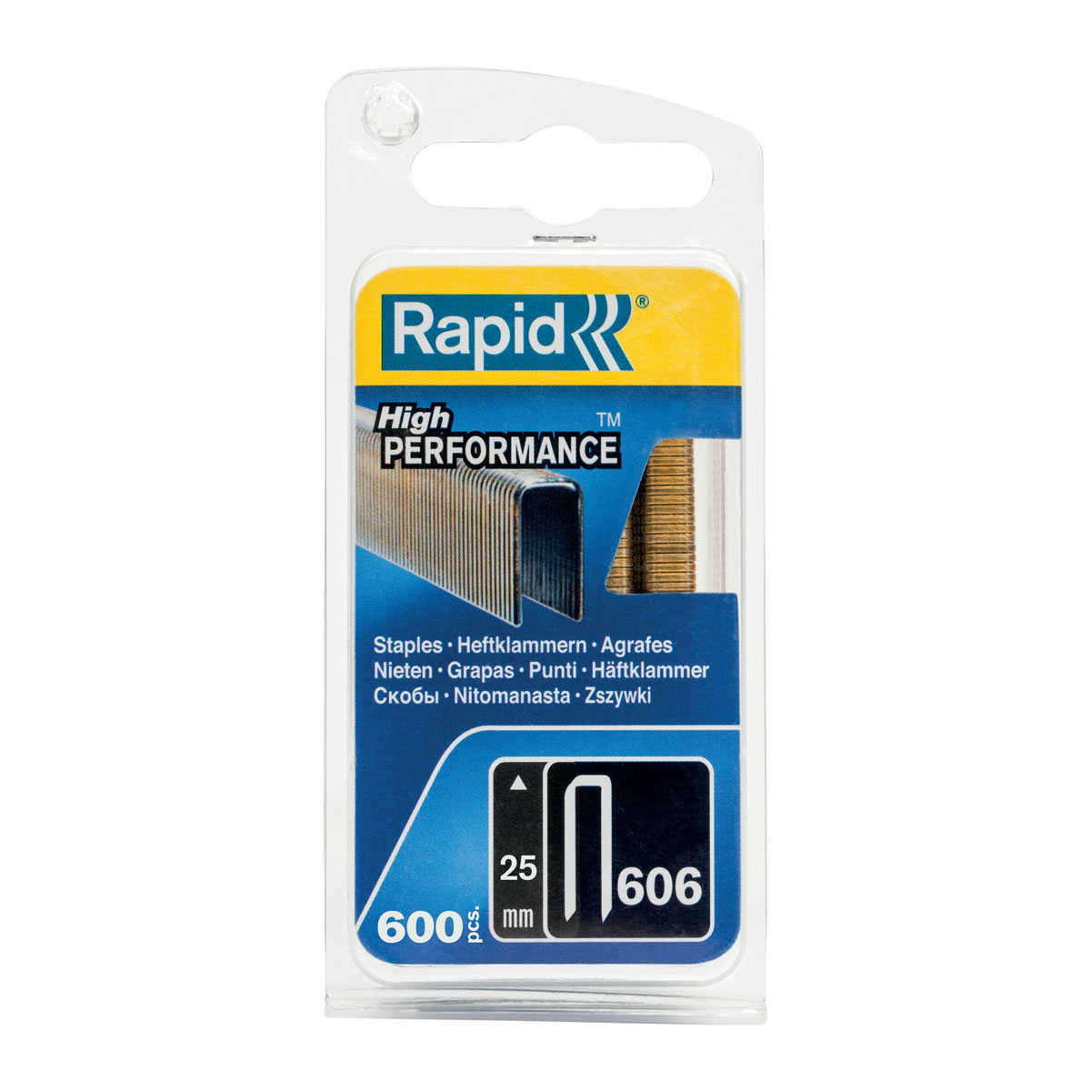 Rapid Tackerklammern Typ 606 25 mm 600 Stück | 25 mm | 600 | 110509