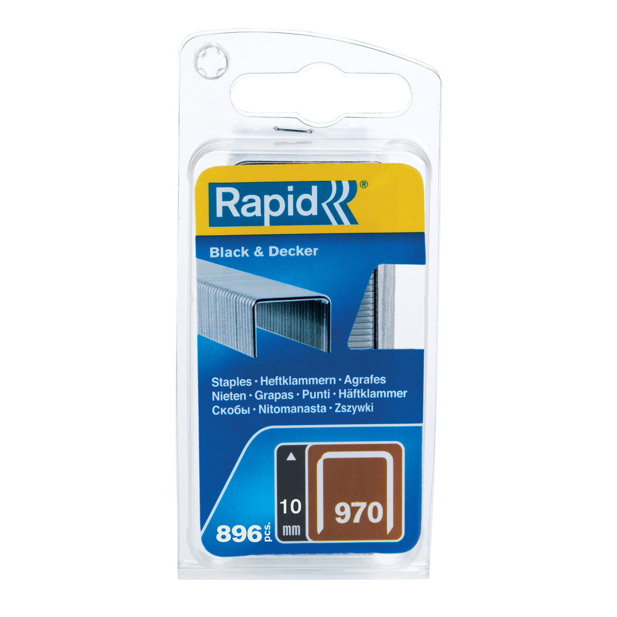 Rapid Tackerklammern Typ 970 10 mm 896 Stück | 10 mm | 896 | 110513