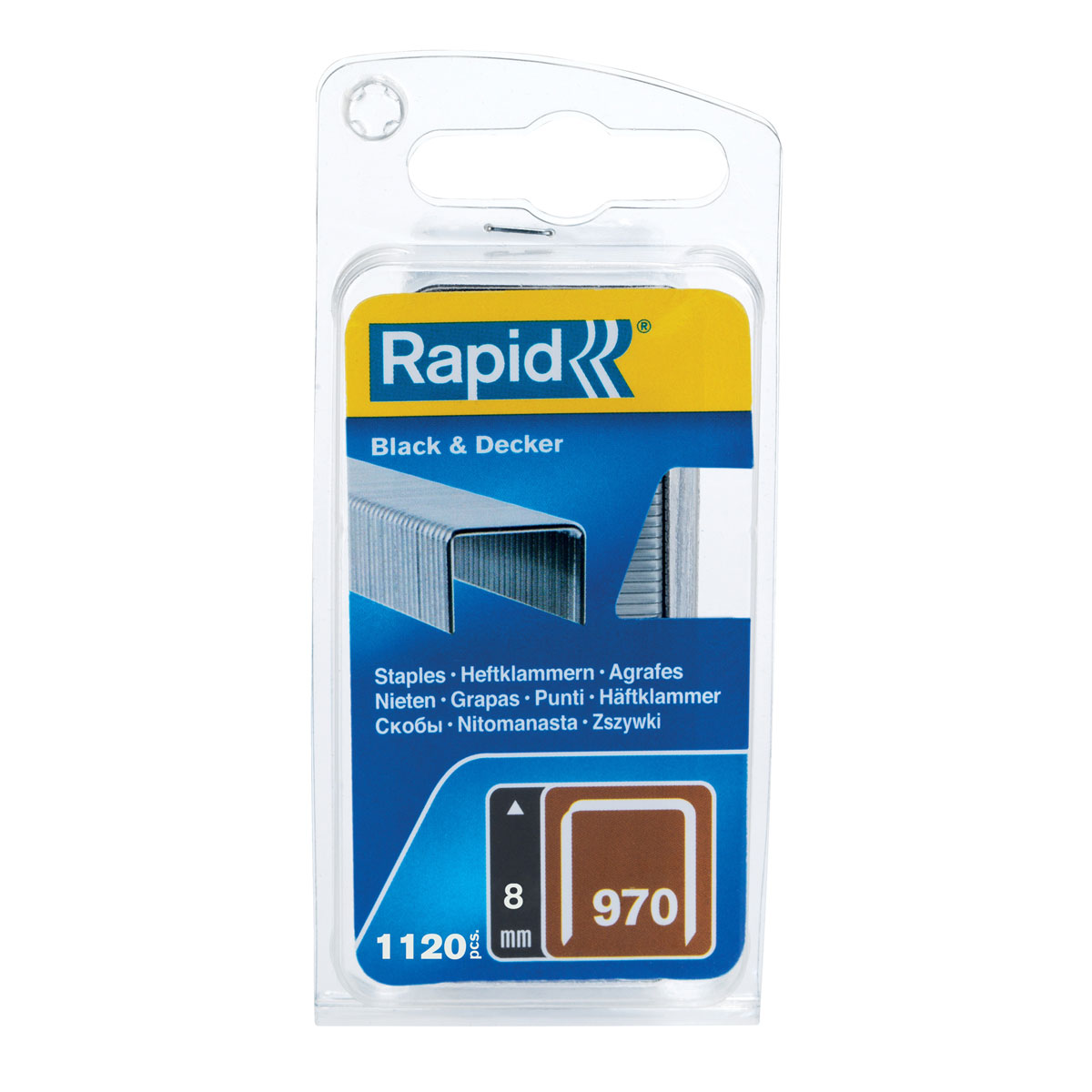 Rapid Tackerklammern Typ 970 8 mm 1120 Stück | 8 mm | 1120 | 110515