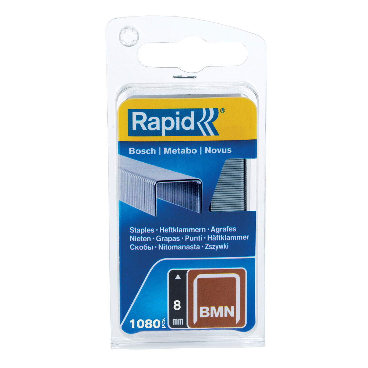 Rapid Tackerklammern Typ BMN 8 mm 1080 Stück | 8 mm | 110518