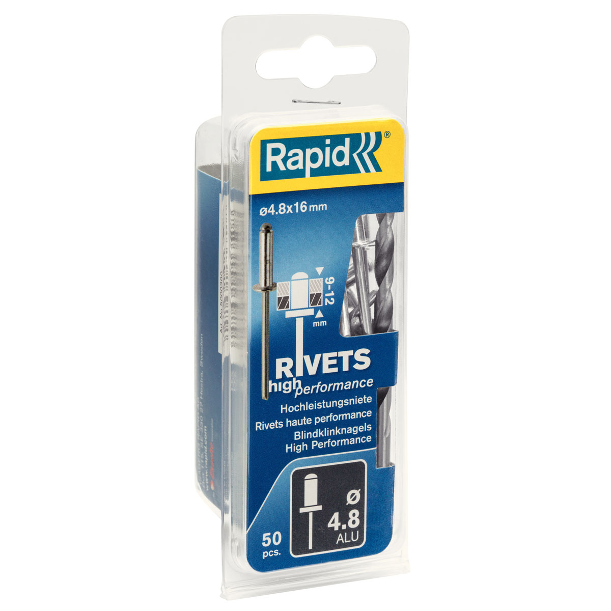 Rapid Blindnieten 4,8 x 16 mm 50 Stück Flachkopf | 4,8 | 16 | 110810 – Bild 3