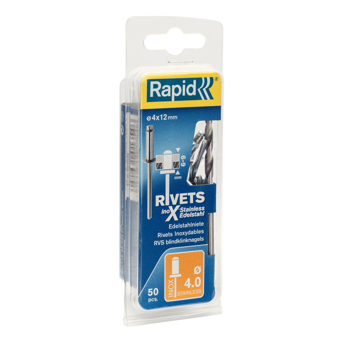 Rapid Blindnieten 4 x 12 mm 50 Stück | 4 | 12 | 110817 – Bild 3