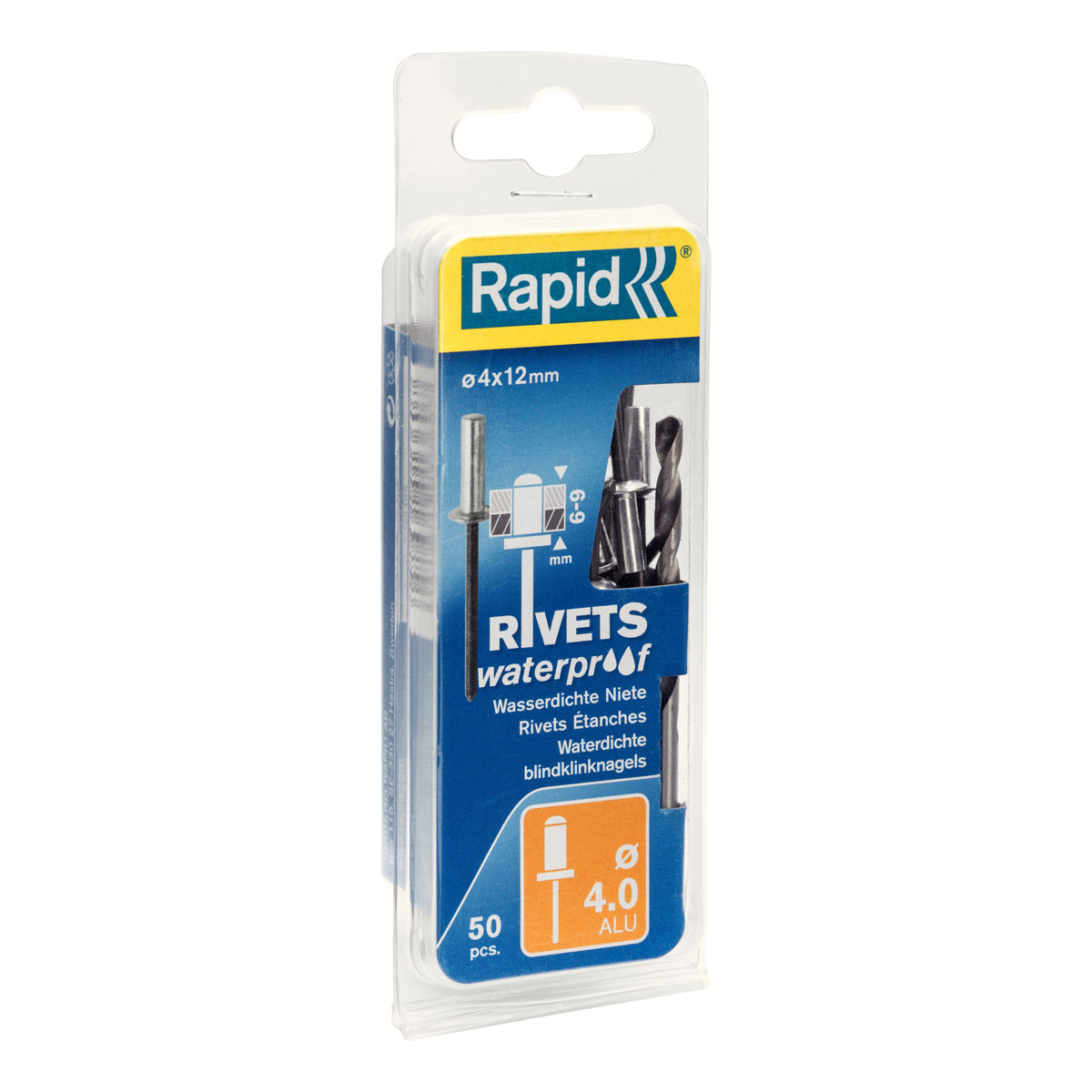 Rapid Blindnieten wasserdicht 4 x 12 mm 50 Stück | 4 | 12 | 110820 – Bild 3