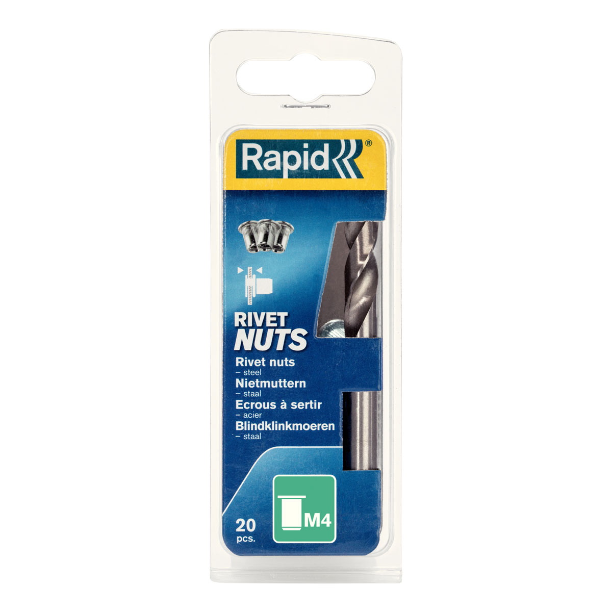Rapid Blindnietmuttern 4 mm 20 Stück | 4 | 110849
