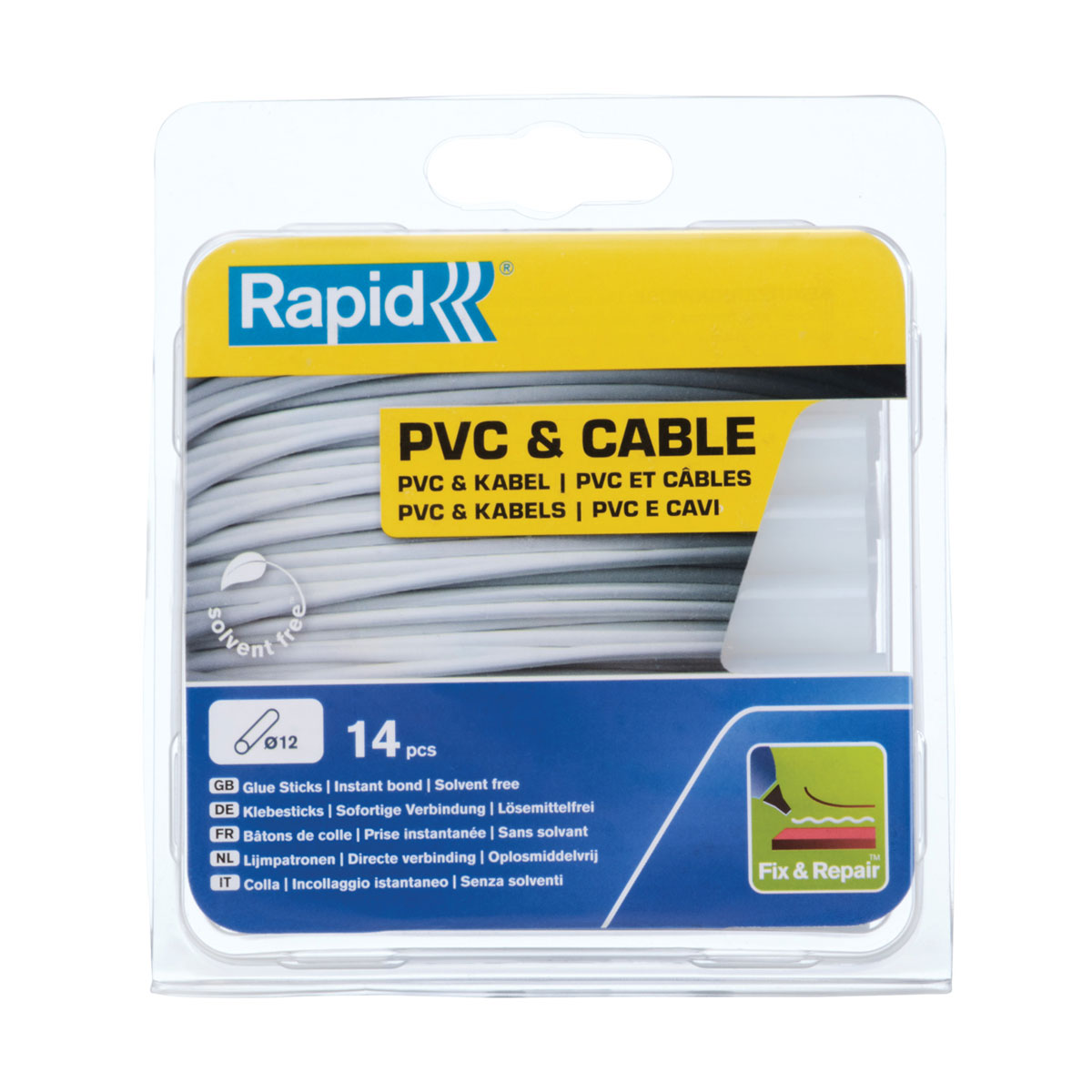 Rapid Heißklebesticks 12 x 94 mm 14 Stück | 94 mm | 110853