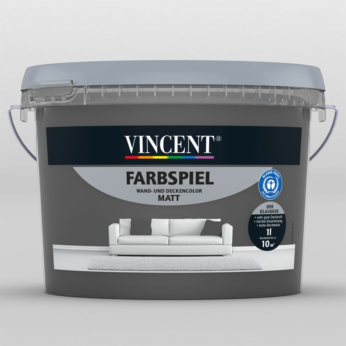 Vincent Farbspiel Basalt matt 1 L | 1 | 111254