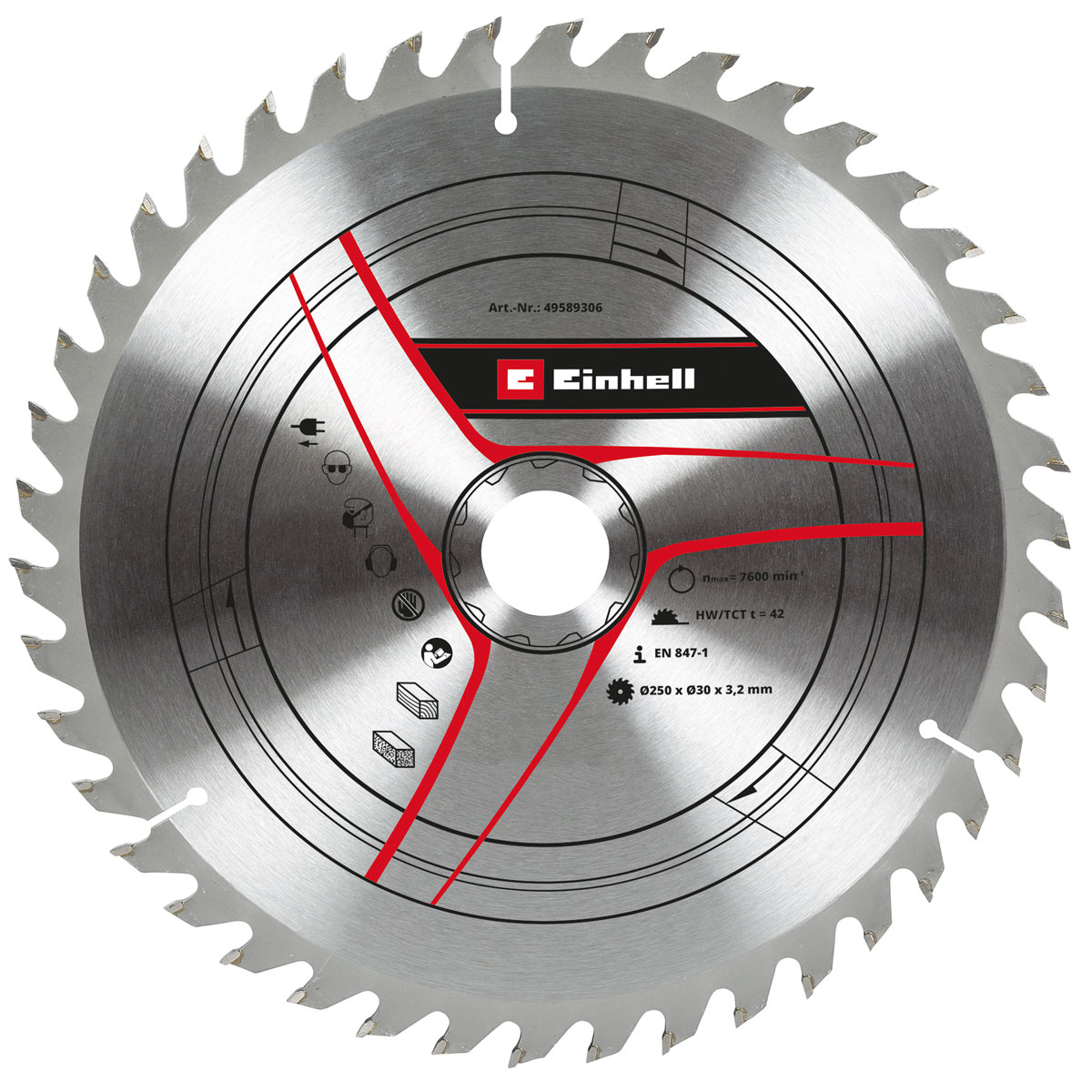 Einhell  Kreissägeblatt-Set Sbl Set D 250 x 30 x 3,2 Z24/42/60 | 112376 – Bild 4