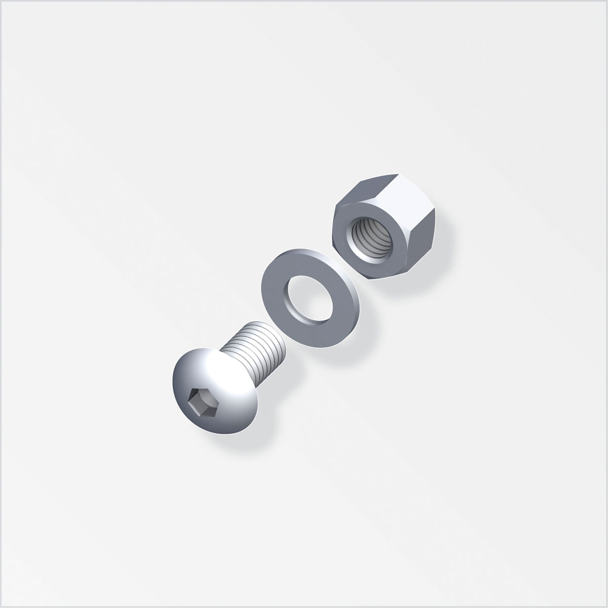 MyTool  Linsenkopfschrauben-Set M6 x 16 mm SB 20 Stück | 6 | 1,6 | 150190