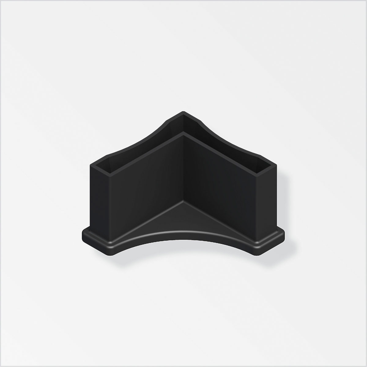 MyTool  Regalfuß 35,5 mm schwarz 2 Stück | 150193