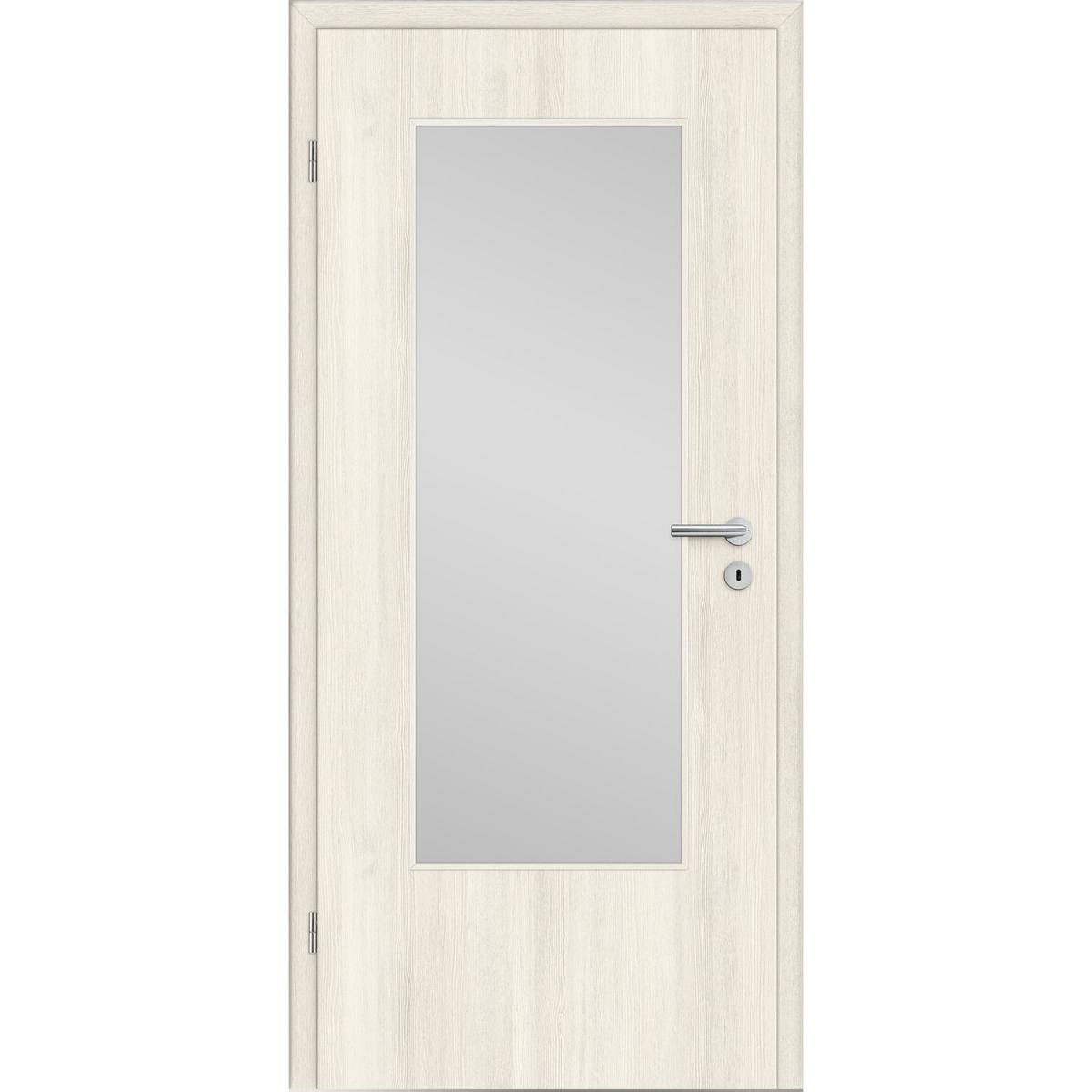 Borne Zimmertür CPL Berglärche aufrecht mit Lichtausschnitt 73,5 x 198,5 cm DIN links | 73,5 | links | 205611