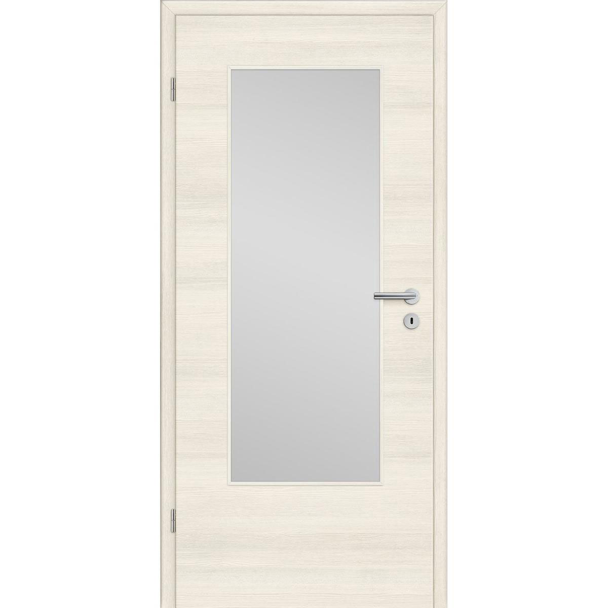 Borne Zimmertür CPL Berglärche quer mit Lichtausschnitt 73,5 x 198,5 cm DIN links | 73,5 | links | 205618