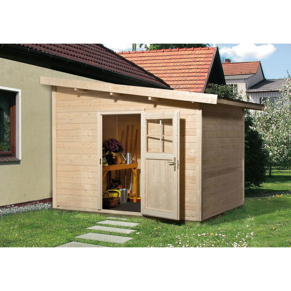 Weka Gartenhaus 260 Größe 1/2 297 x 246 x 250 cm | 297x246x250 | 208232