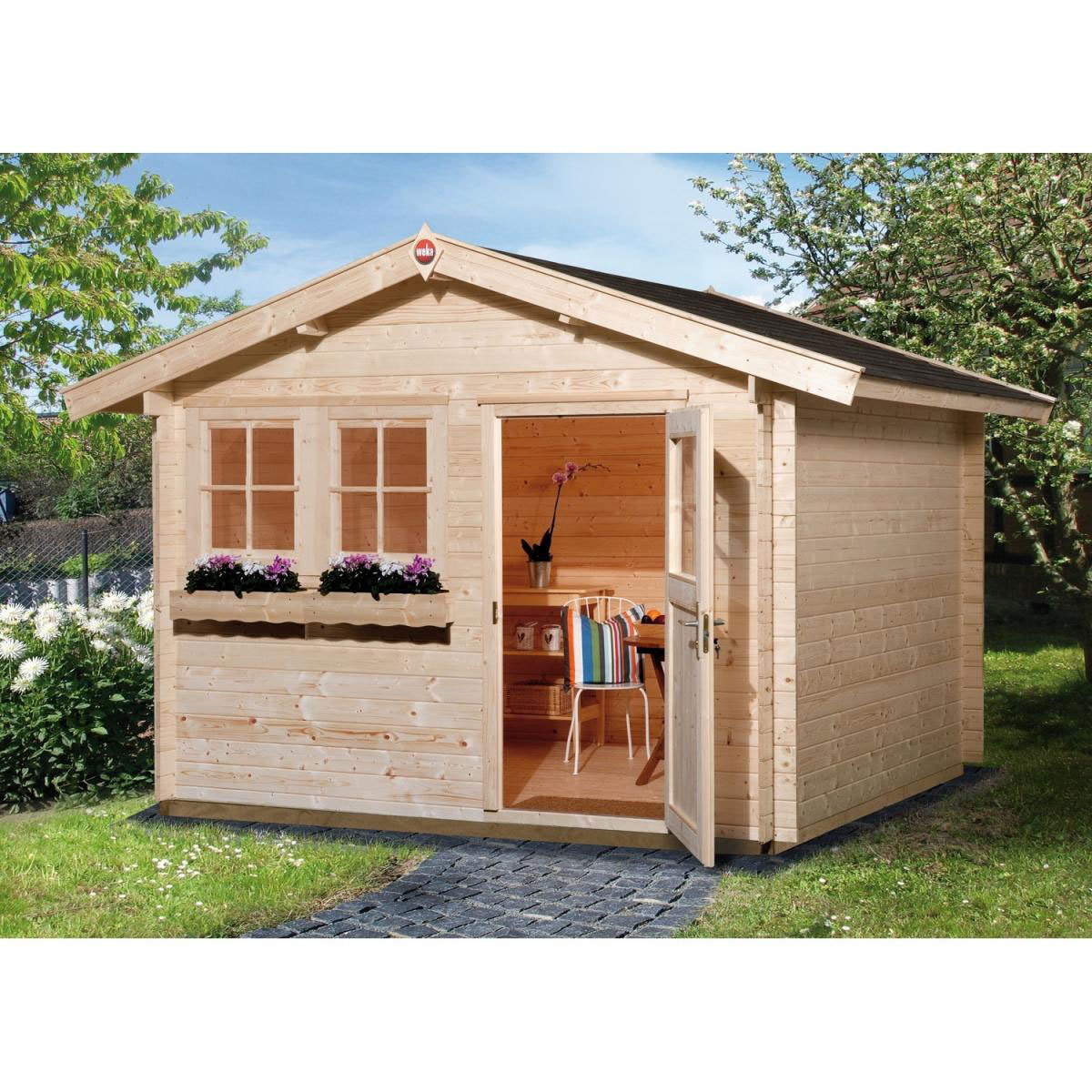 Weka Gartenhaus 139 380 x 410 x 262 cm | 380x410x262 | 208287 – Bild 3