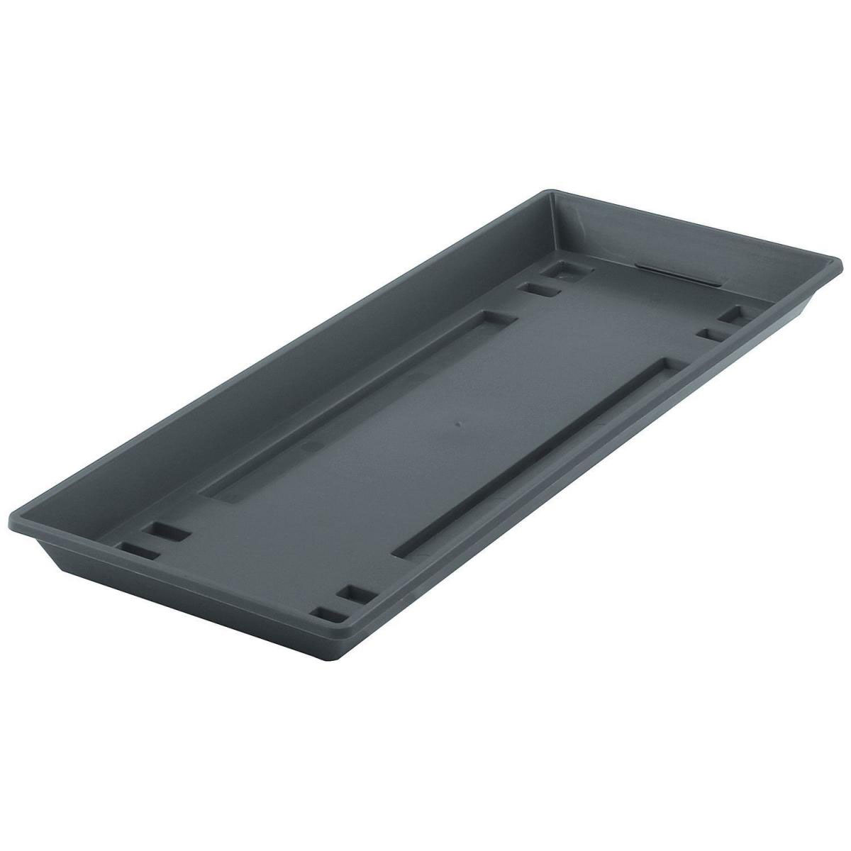 Geli Blumenkasten-Untersetzer 40 cm grau | 39x15x2,5 | 21137