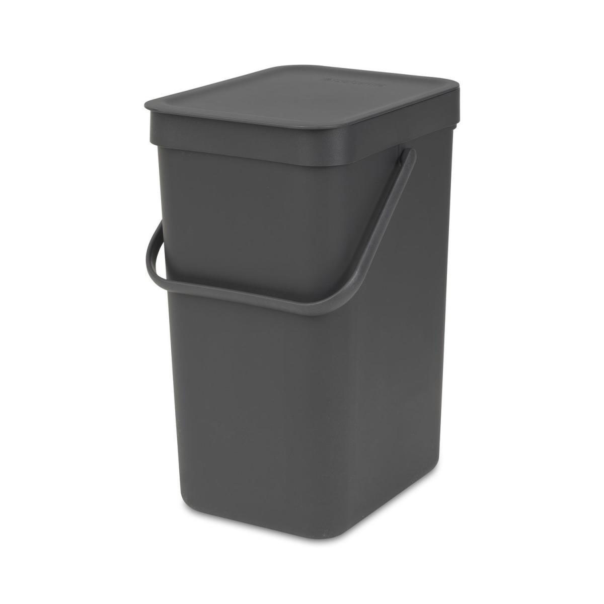 BRABANTIA Abfallbehälter Sort und Go 12 L grau | grau | 211922