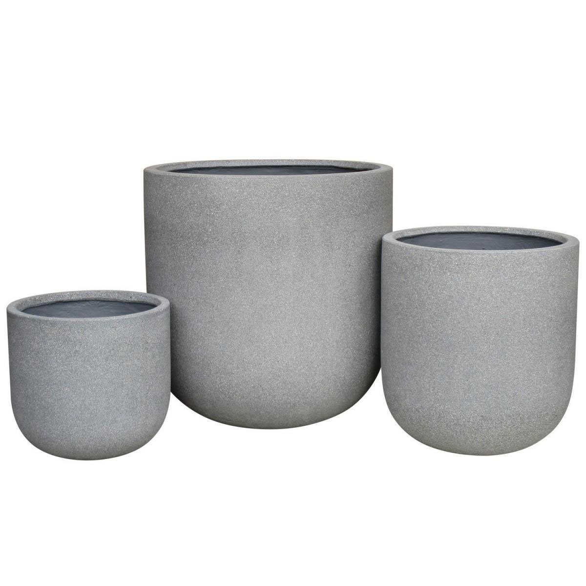 Haveson Fincostone Topf grau 33 x 33 x 31 cm | 33x33x31 | 212338