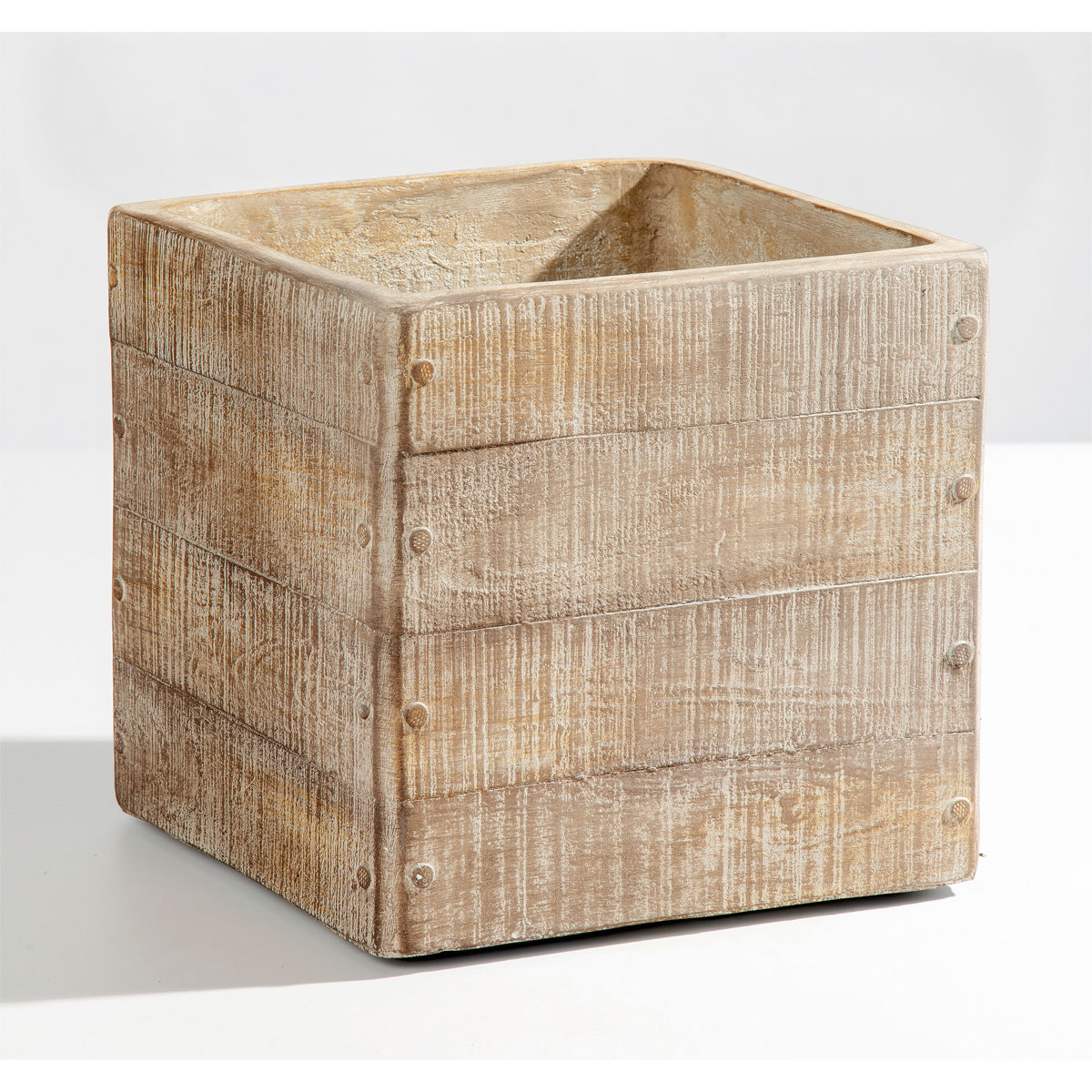 Haveson Pflanzkübel 30 x 30 x 30 cm Holzoptik | 30x30x30 | 227505