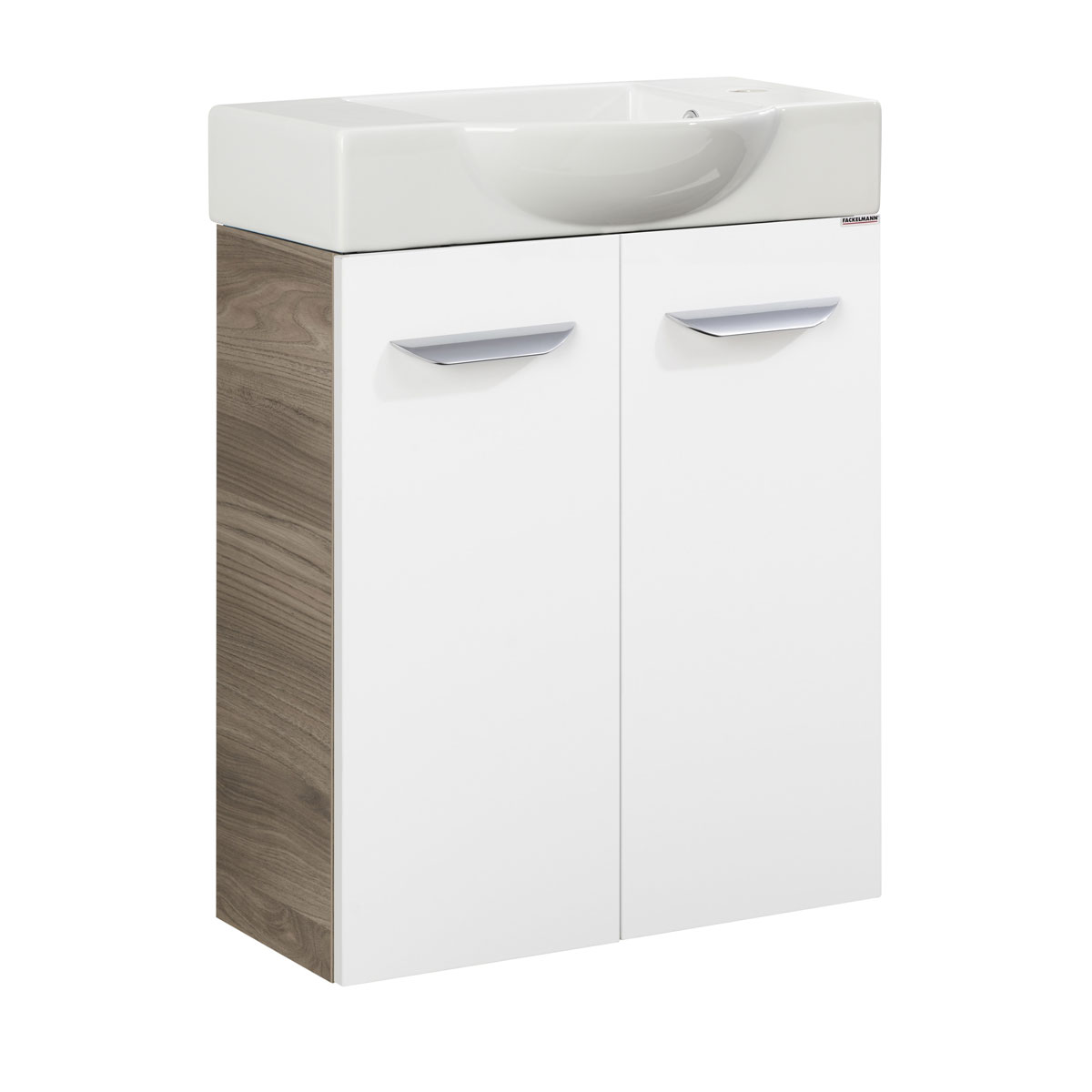 Fackelmann  Gäste-WC Keramikbecken SBC 545 x 145 x 317 mm Weiß Hahnloch rechts | 238863 – Bild 4