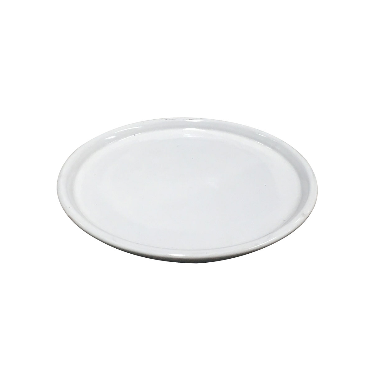 Haveson Untersetzer Bern weiß glasiert Durchmesser 22 x 2,5 cm | weiß | Ø22x2,5 | 244799