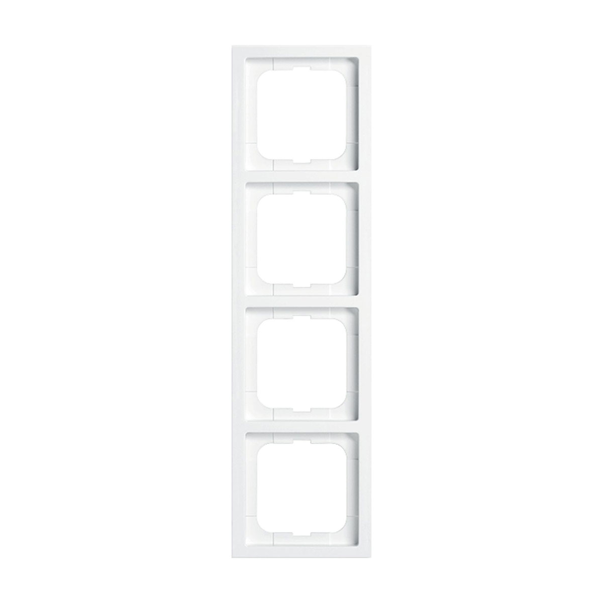 Busch-Jaeger Abdeckrahmen future linear weiß 4-fach | 4 | weiß | 245378