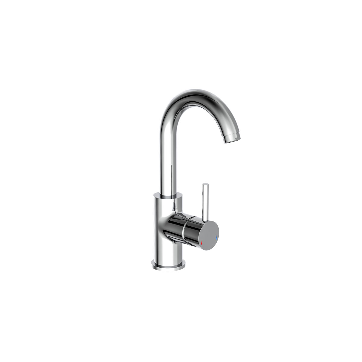 Schütte Waschtischarmatur Design chrom C-Auslauf | 246096