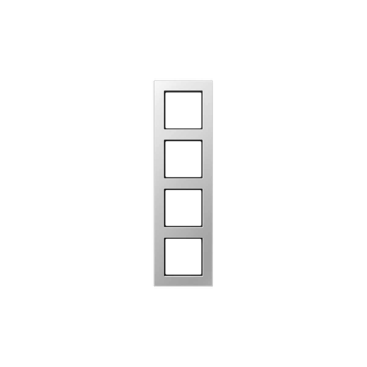 Jung Abdeckrahmen A550 4-fach aluminiumfarben | 4 | aluminiumfarben | 247056