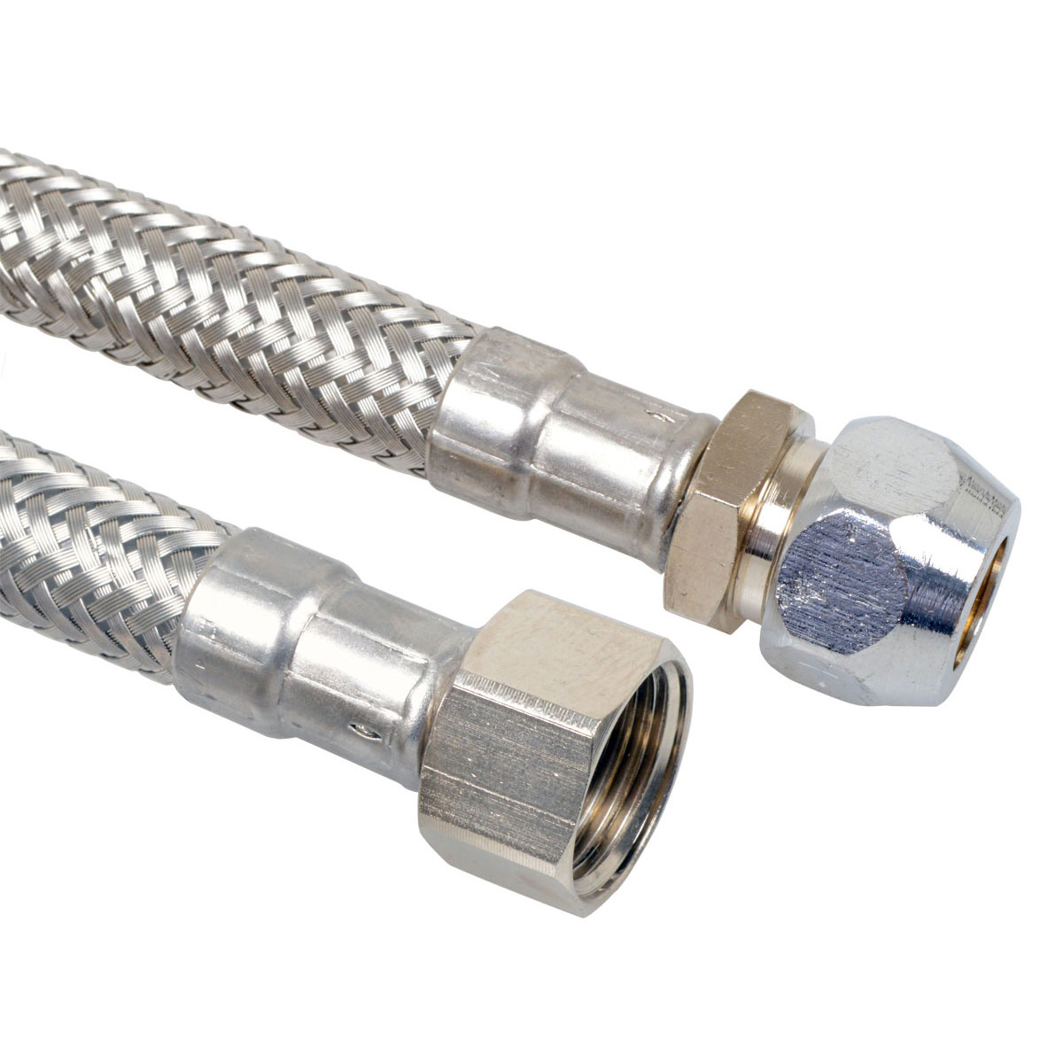 Kirchhoff Flex-Anschlussschlauch 10 mmQ 3/8"IG x 10 mmQ | 3/8"; 10 mmQ | 3/8"IG x 10 mmQ | 0,077 | 248345