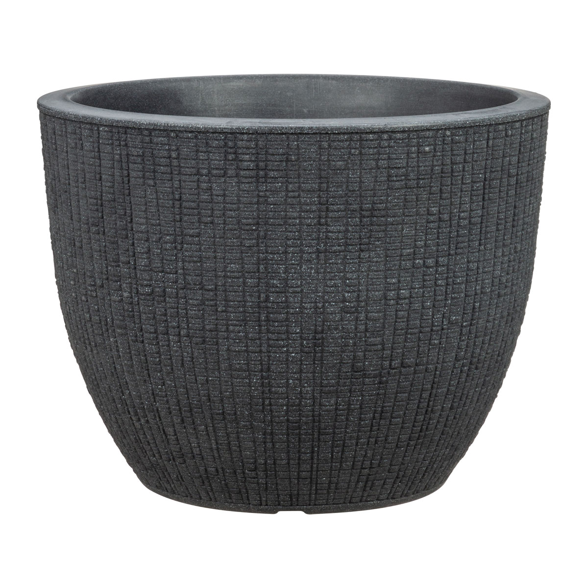 Scheurich Pflanzgefäß Barceo Durchmesser 47 cm Stony black | stony black | 36,1x47x47 | 249105