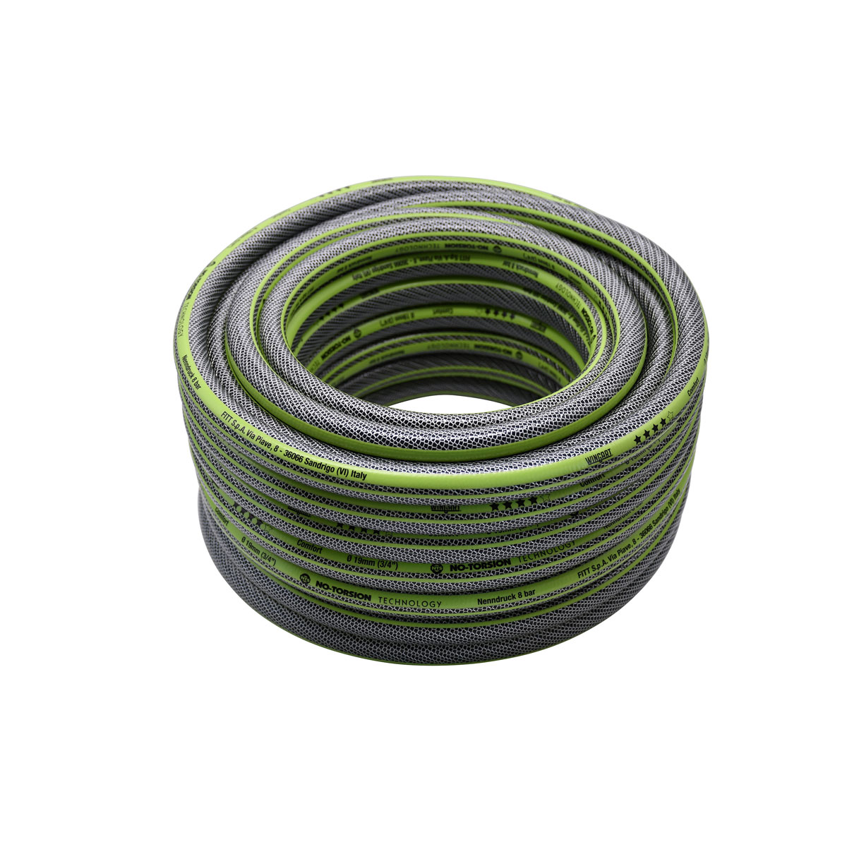 Wingart  NTS Gartenschlauch Comfort hellgrün und transparent 3/4" 25 m | 25 | 3/4 | 249659 – Bild 4