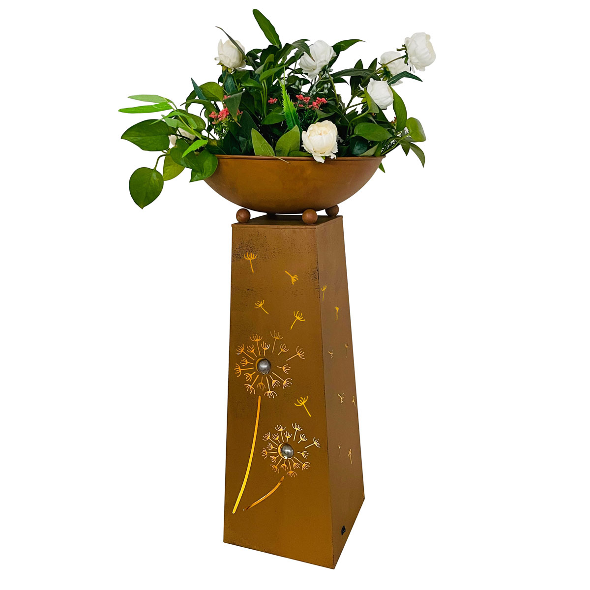 Haveson Pflanzsäule Field 34 x 71 x 34 cm mit Beleuchtung | 249673