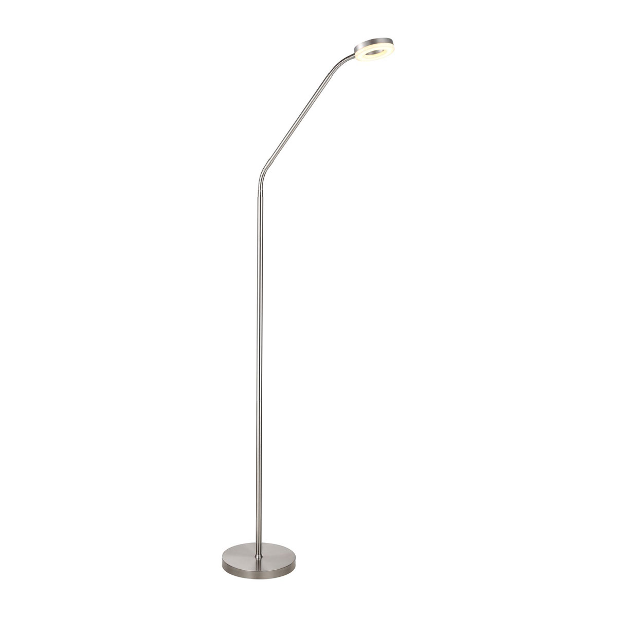 Flector LED-Leseleuchte Ringo silber | 255105