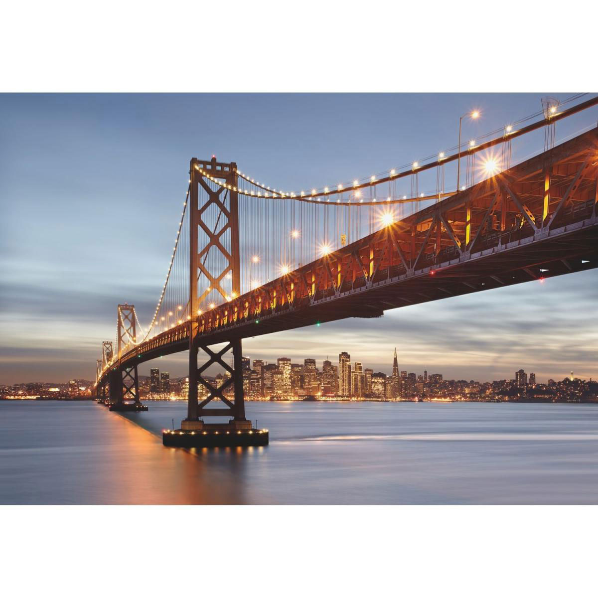Komar Papier-Fototapete Bay Bridge 8-teilig 368 x 254 cm | 256147