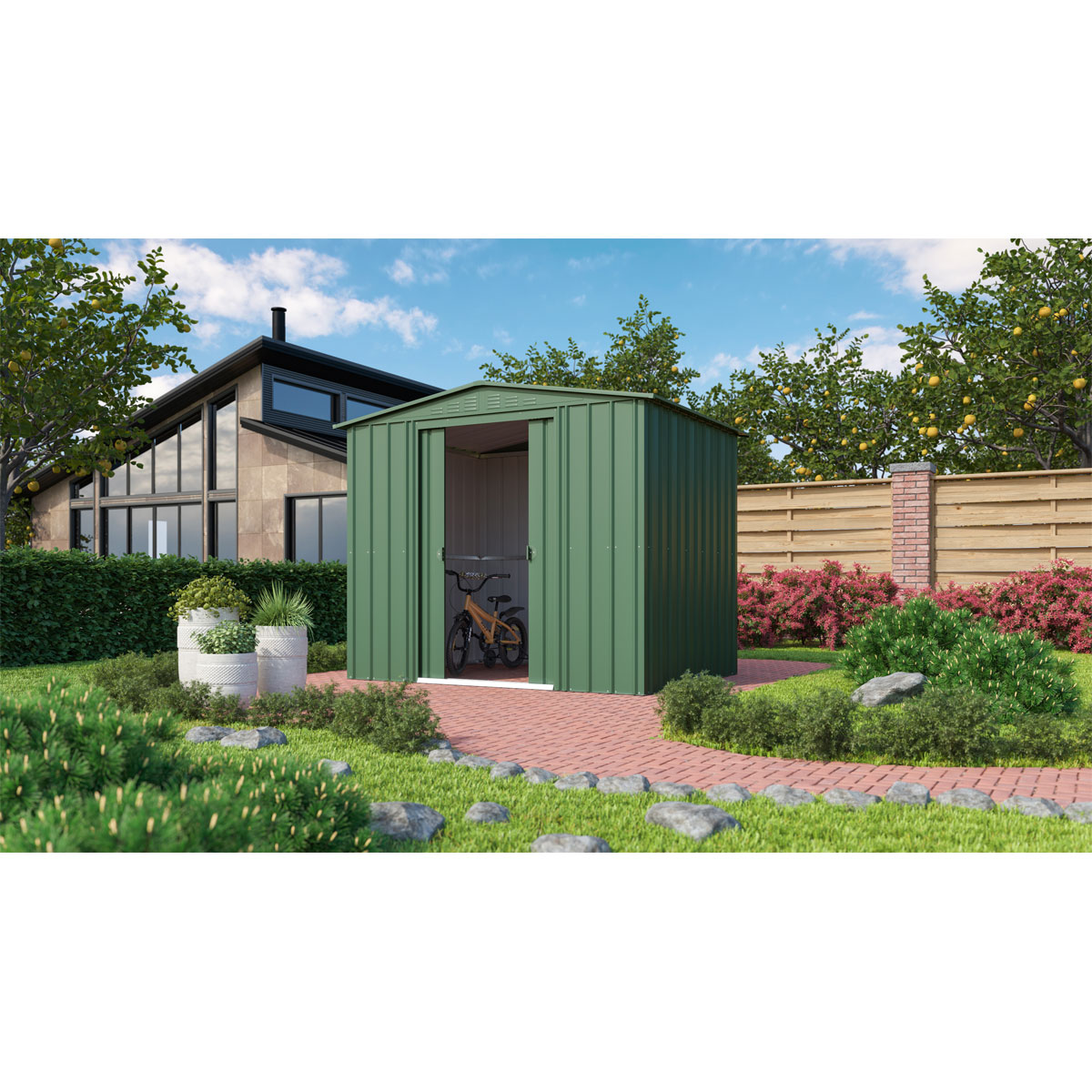 Gerätehaus Gartenmanager Dream 86 jade | 257598