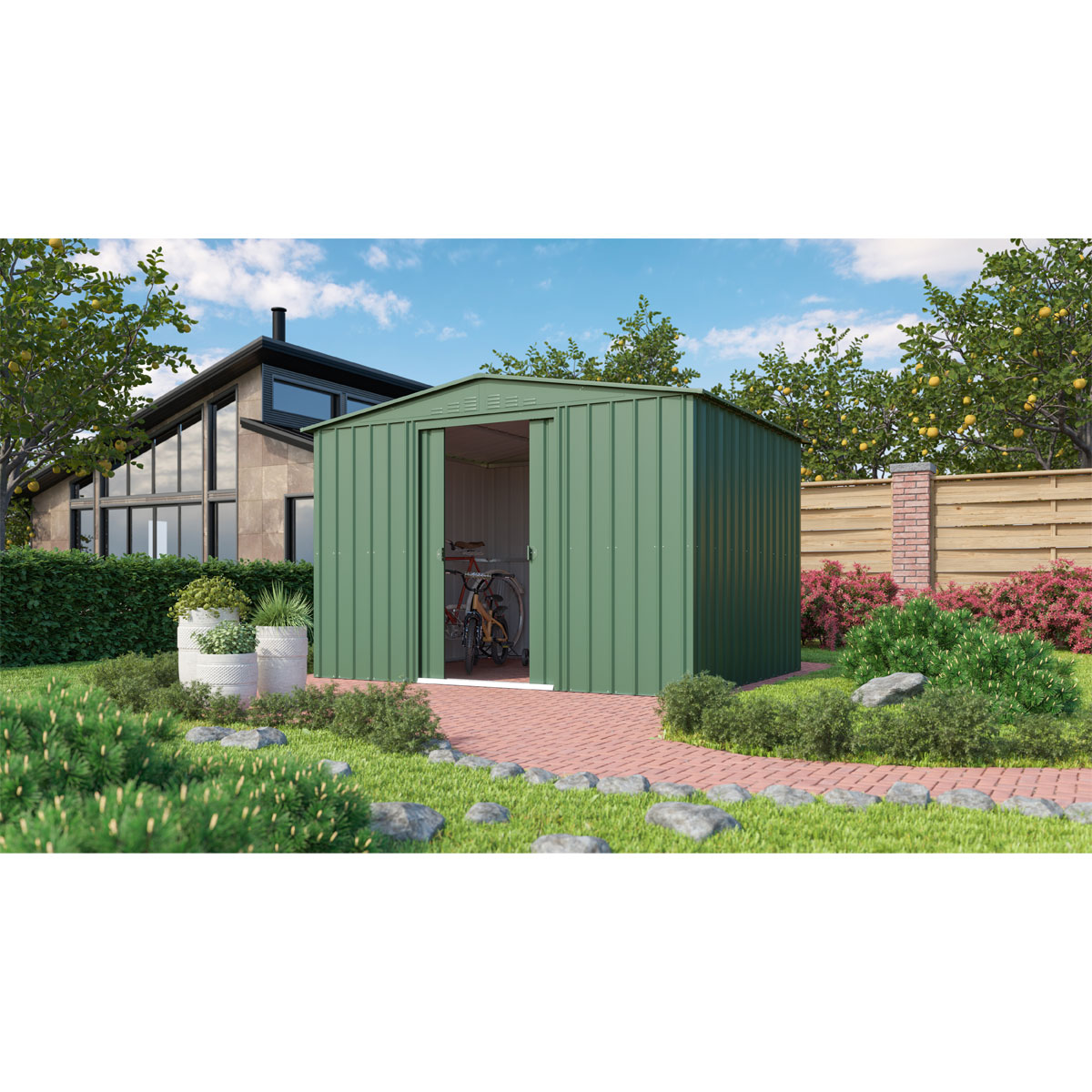 Gerätehaus Gartenmanager Dream 1010 jade | 257841