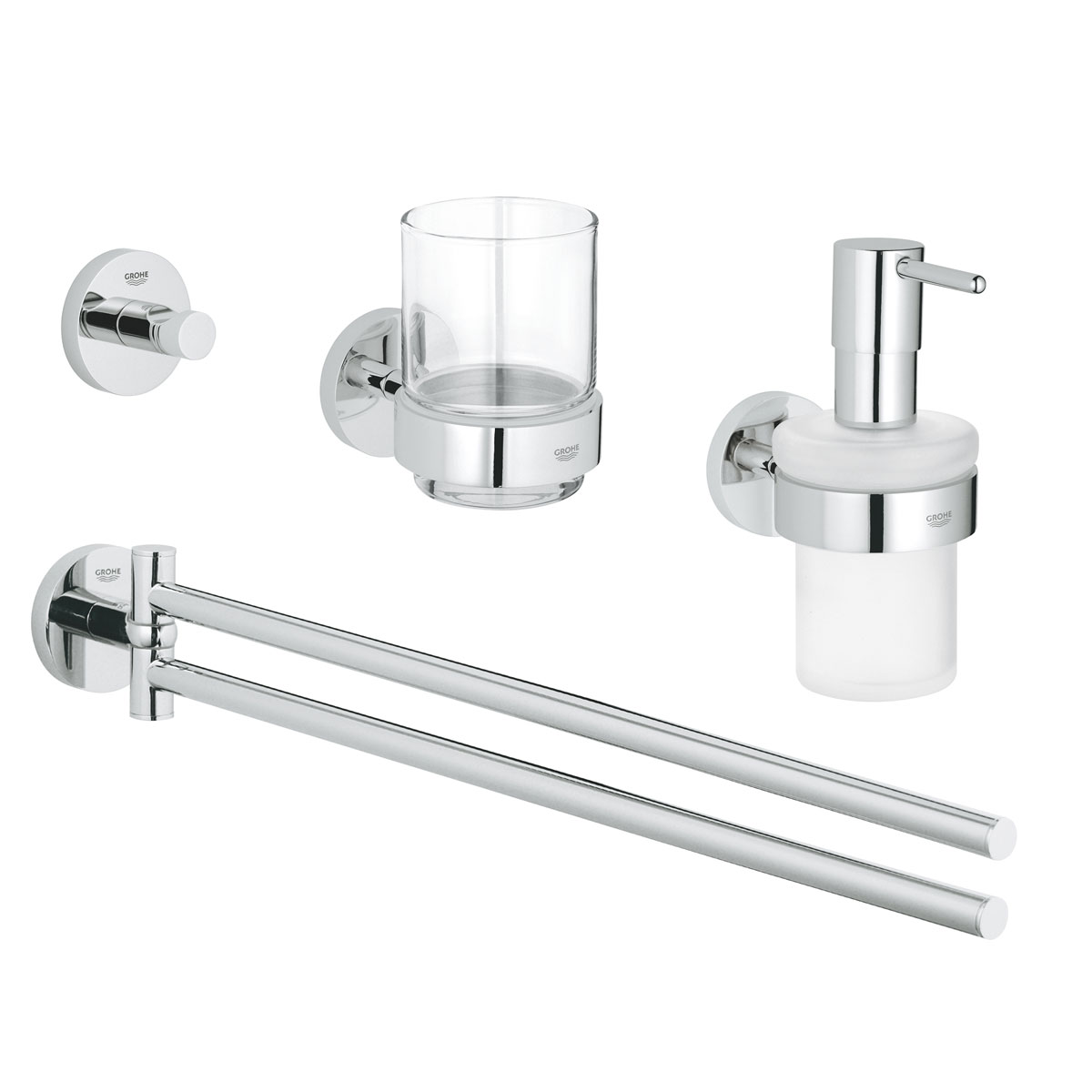 Grohe Bad-Set Essentials 4-in-1 chrom | 264497