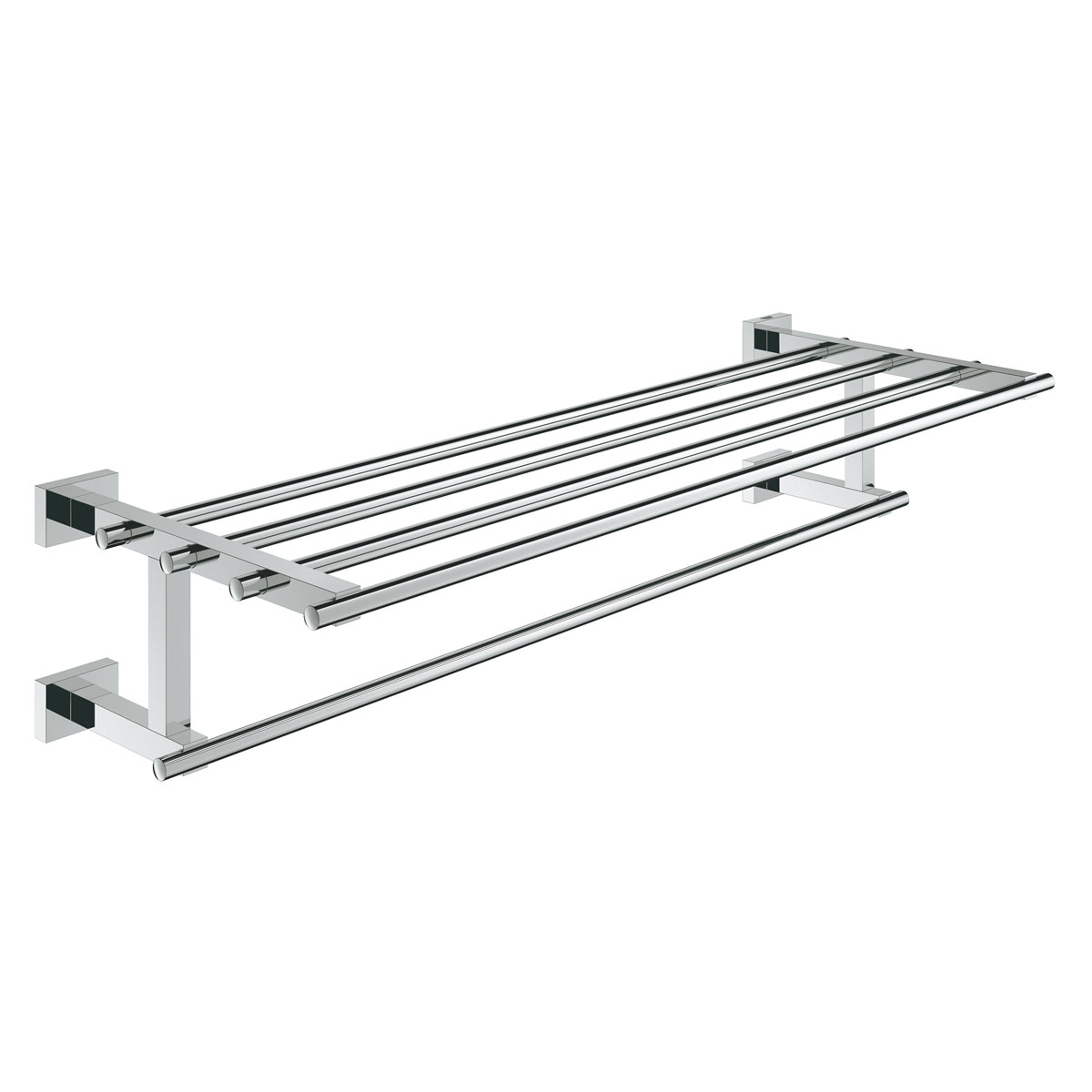 Grohe Multi-Badetuchhalter Essentials Cube silber 55,8 x 9,4 x 21 cm | 264538