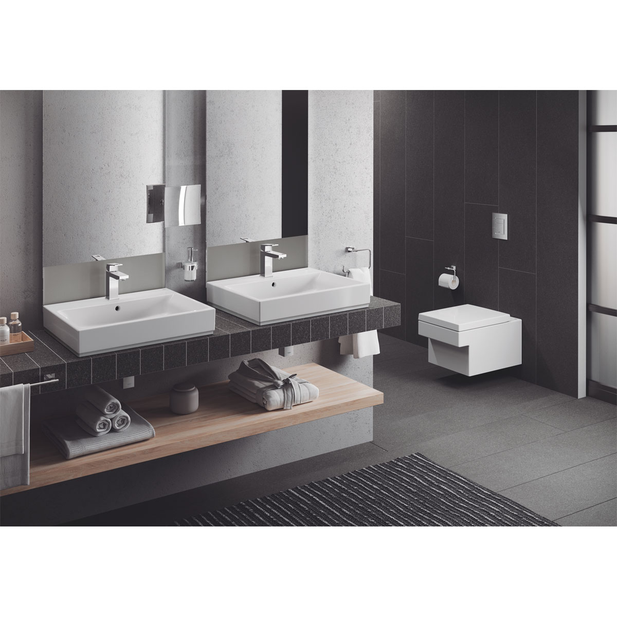 Grohe WC-Papierhalter Essentials Cube silber 13,8 x 9,8 x 6 cm | 264583 – Bild 4