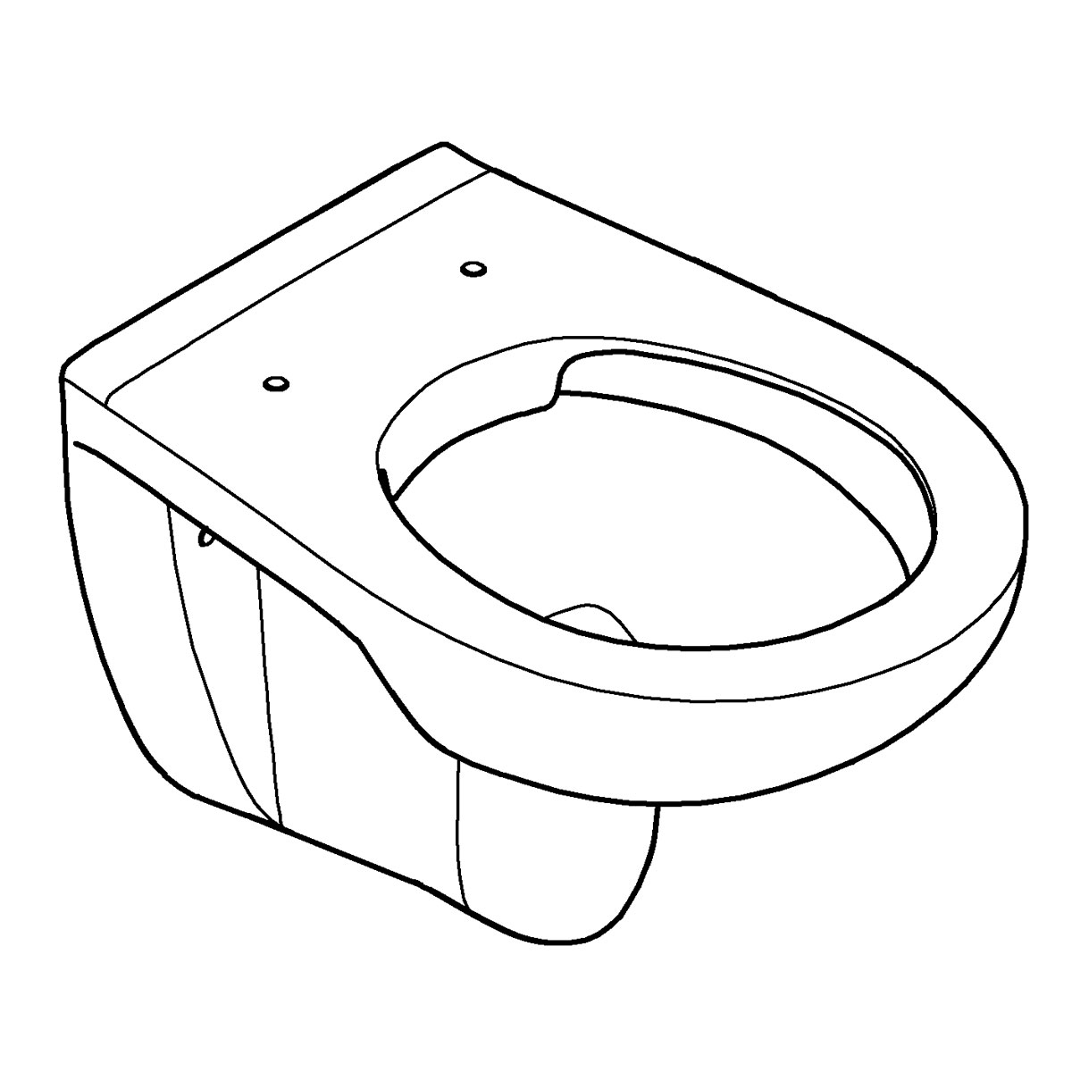 Grohe Wand-Tiefspül-WC Bau alpinweiß 36,8 x 41 x 53,1 cm | 265074 – Bild 3