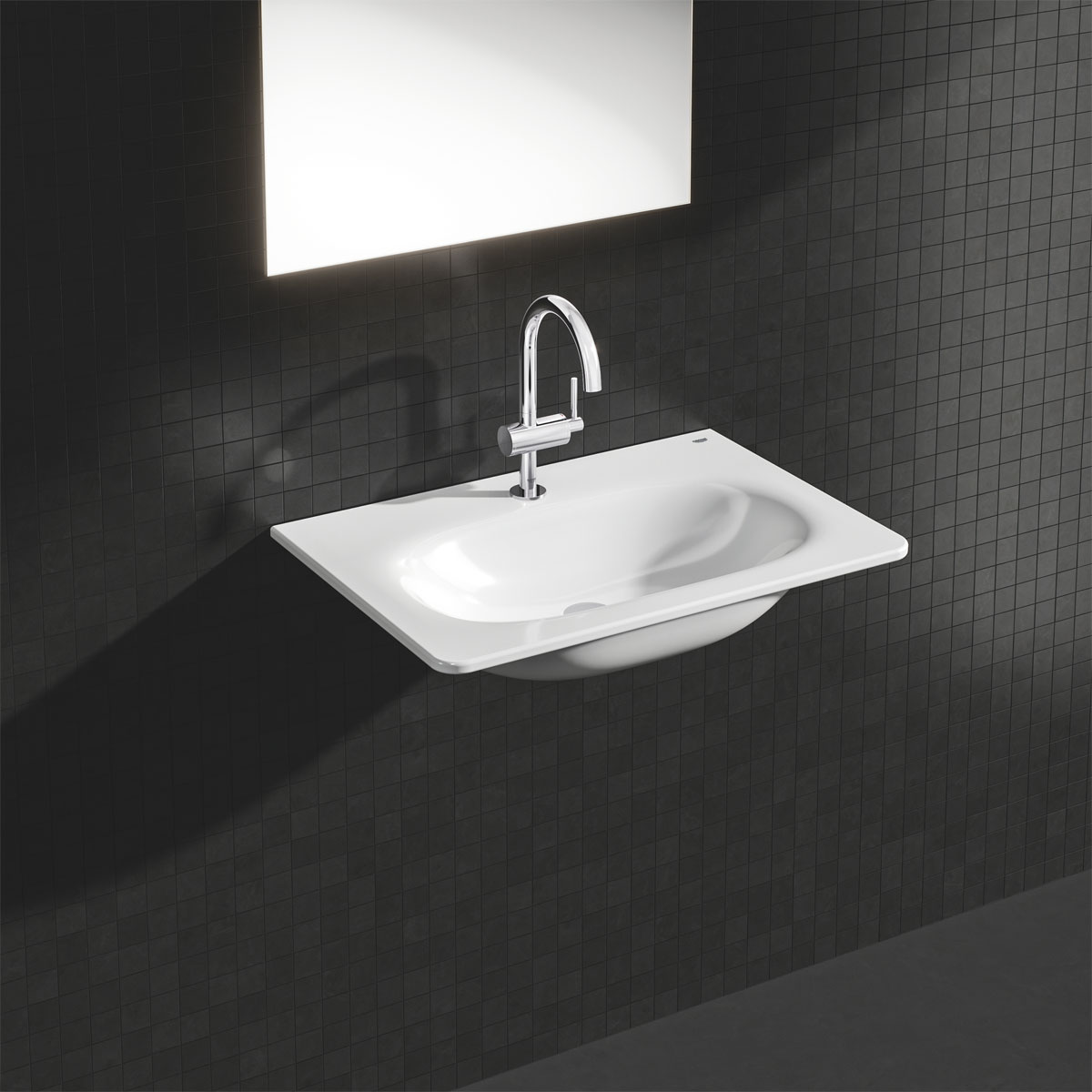Grohe Waschtisch Essence alpinweiß 70 x 16,5 x 48,5 cm | 265075 – Bild 4