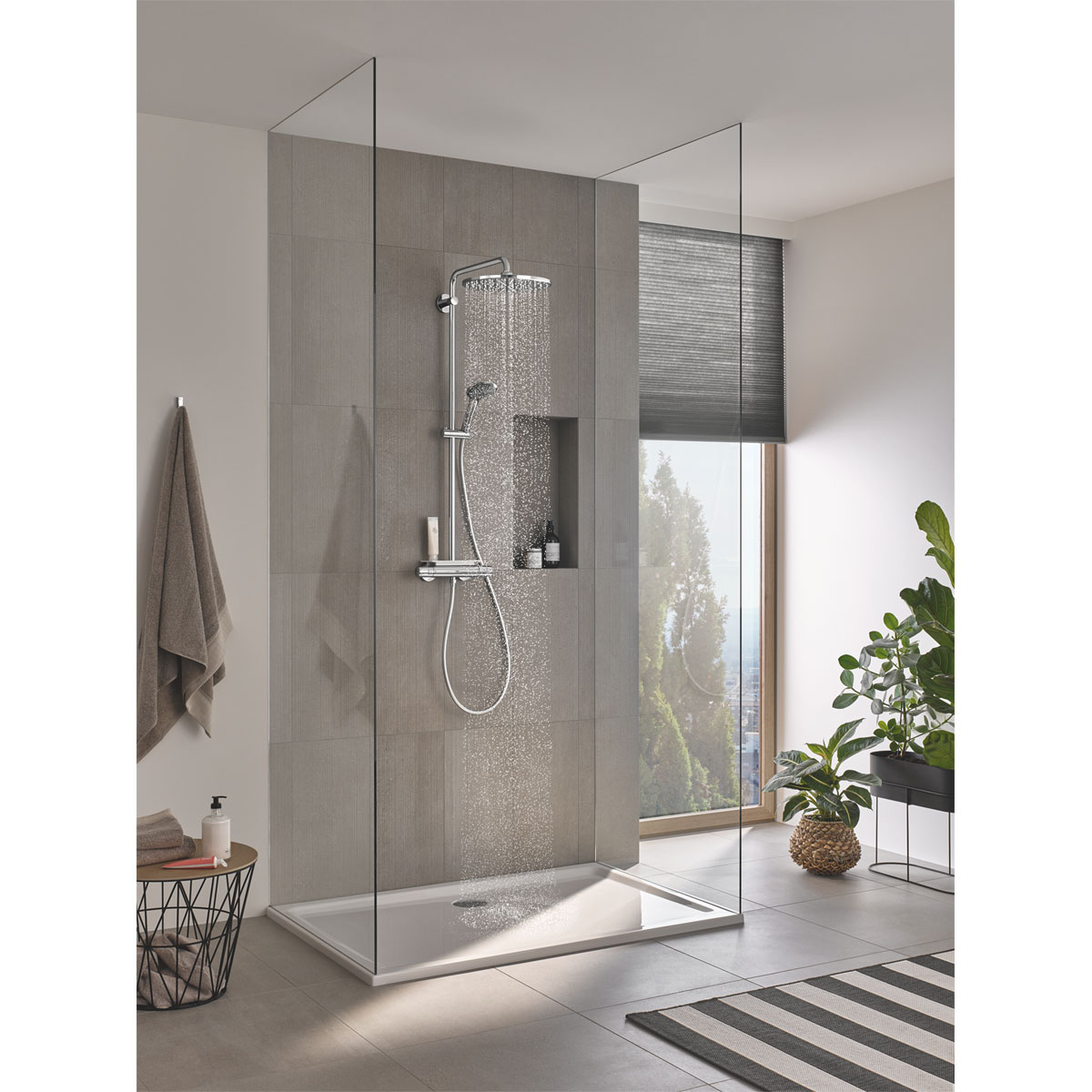 Grohe Duschsystem Vitalio System 310 silber 4 Strahlarten | 265080 – Bild 4